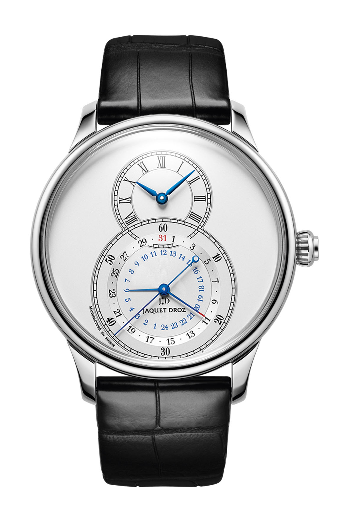 Jaquet Droz Grande Seconde Dual Time Silver