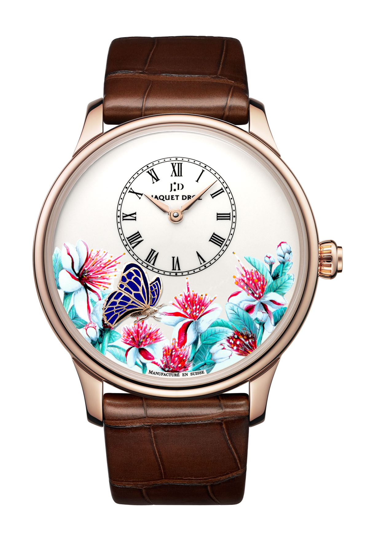 Jaquet Droz Petite Heure Minute Butterfly Journey