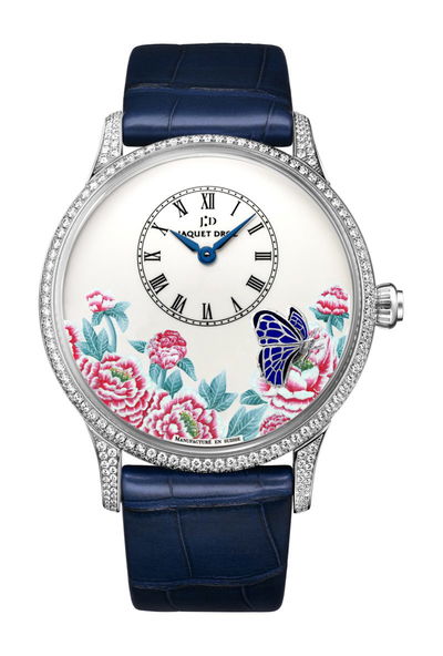 Jaquet Droz Petite Heure Minute Butterfly Journey