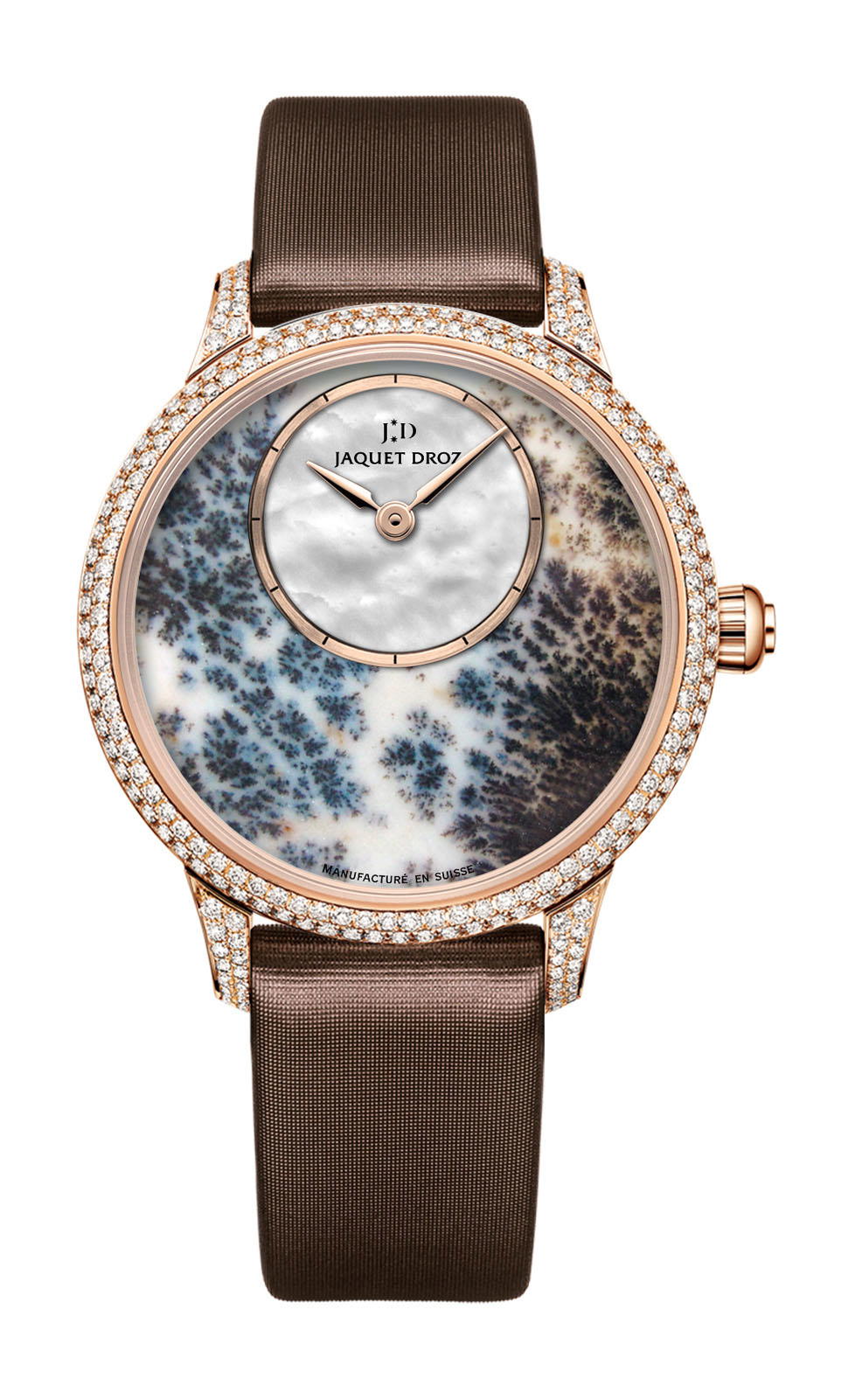Jaquet Droz Petite Heure Minute Dendritic Agate
