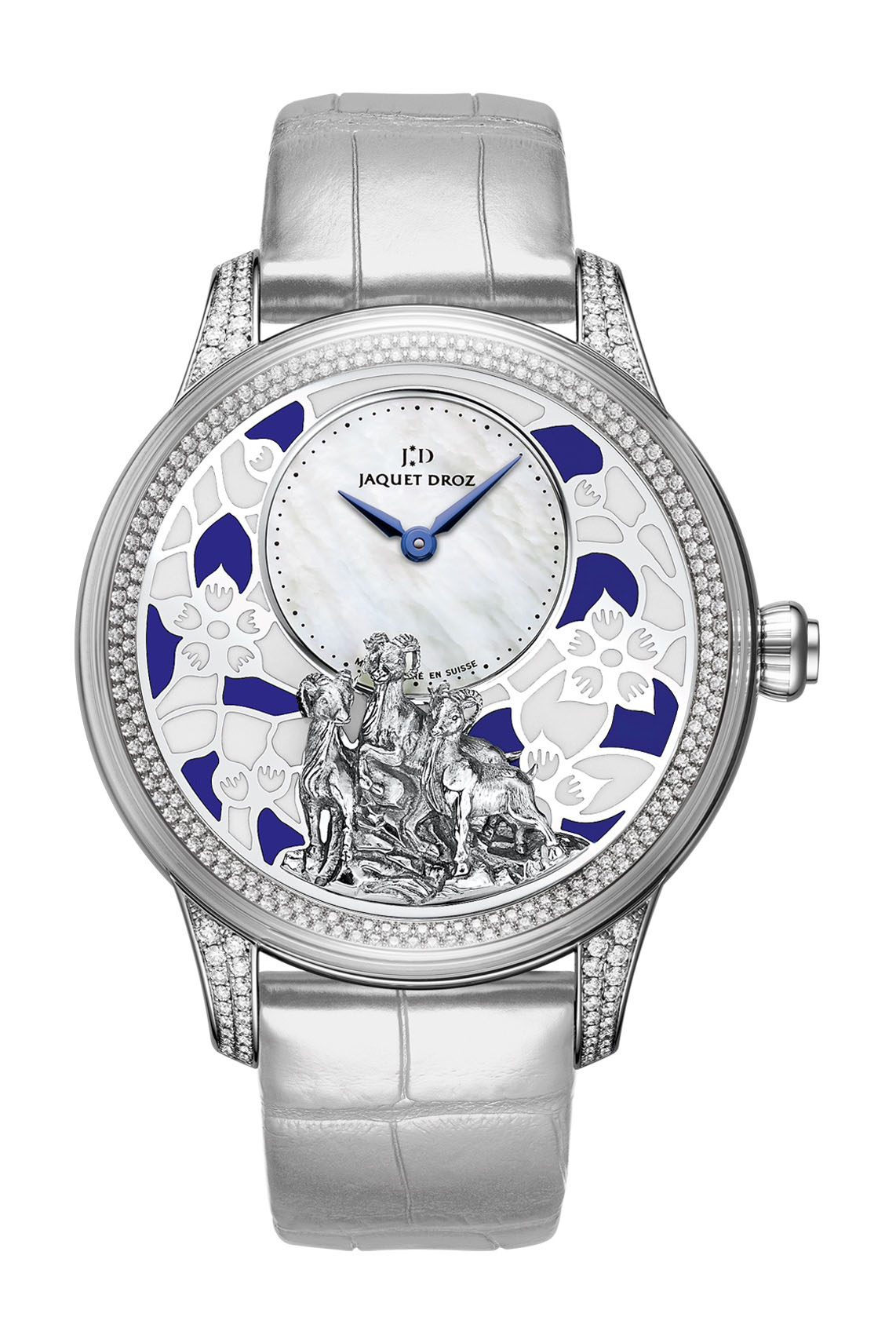 Jaquet Droz Petite Heure Minute Relief Goats