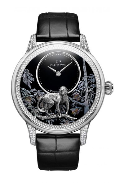 Jaquet Droz Petite Heure Minute Relief Monkey