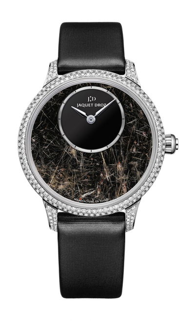 Jaquet Droz Petite Heure Minute Rutilated Quartz