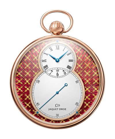Jaquet Droz Pocket Watch Paillonnée