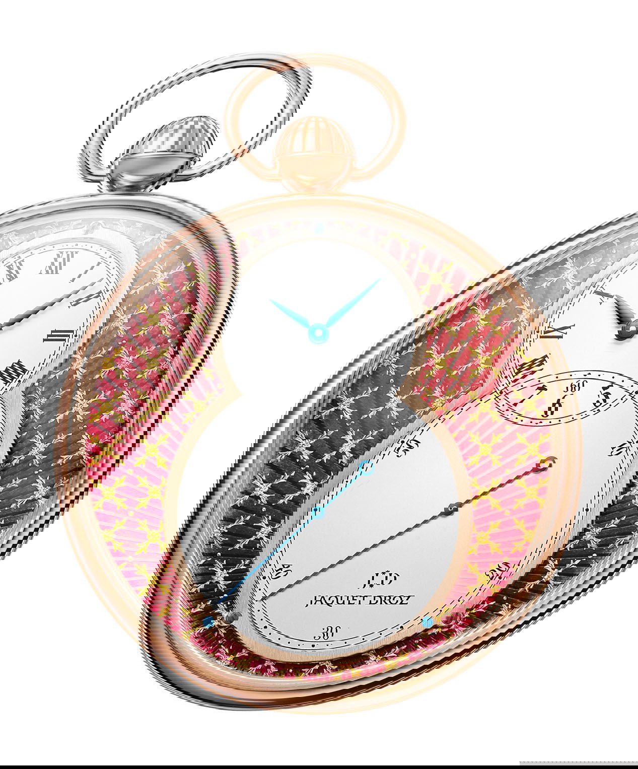 Jaquet Droz Pocket Watch Paillonnée