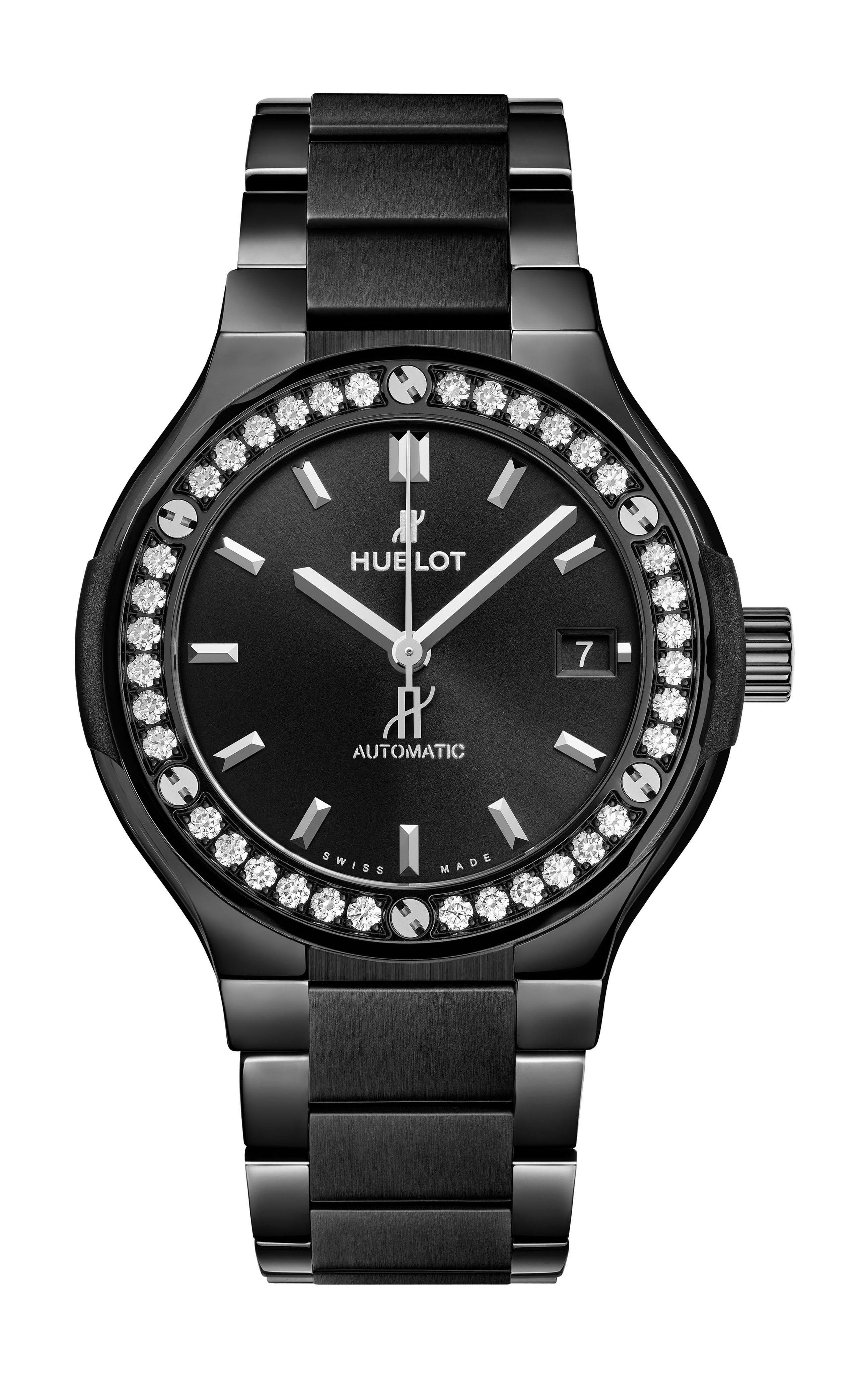 Hublot Classic Fusion Black Magic Bracelet Diamonds