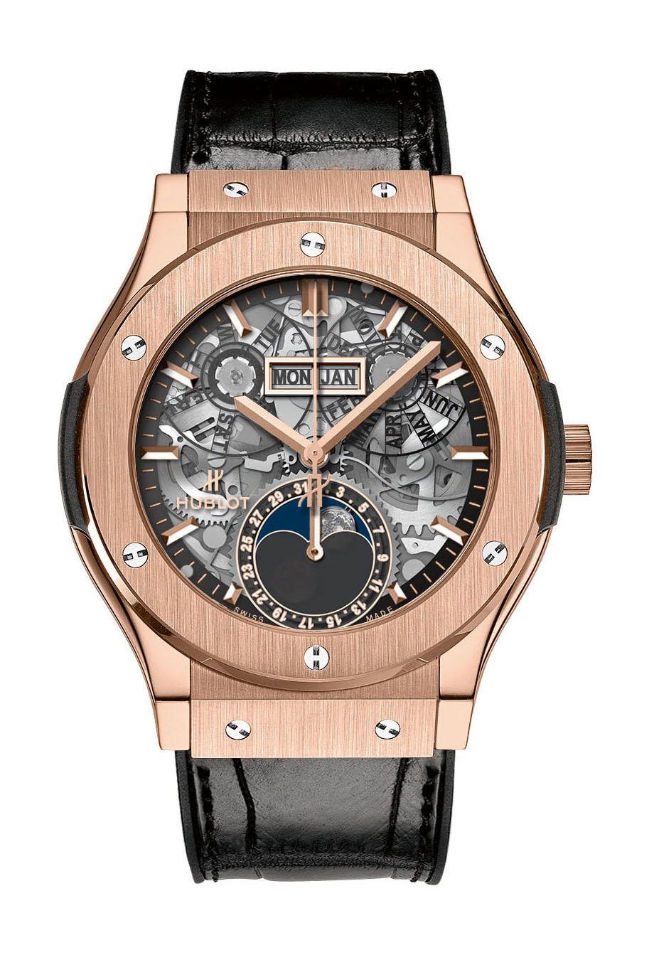 Hublot Classic Fusion Aerofusion Moonphase Aeromoon King Gold