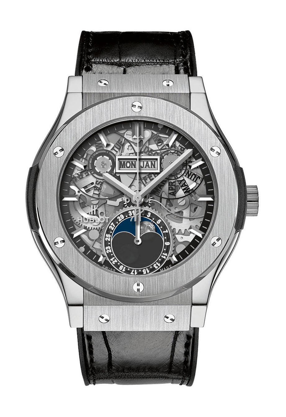 Hublot Classic Fusion Aerofusion Moonphase Aeromoon Titanium