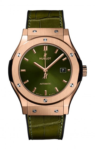 Hublot Classic Fusion Green King Gold