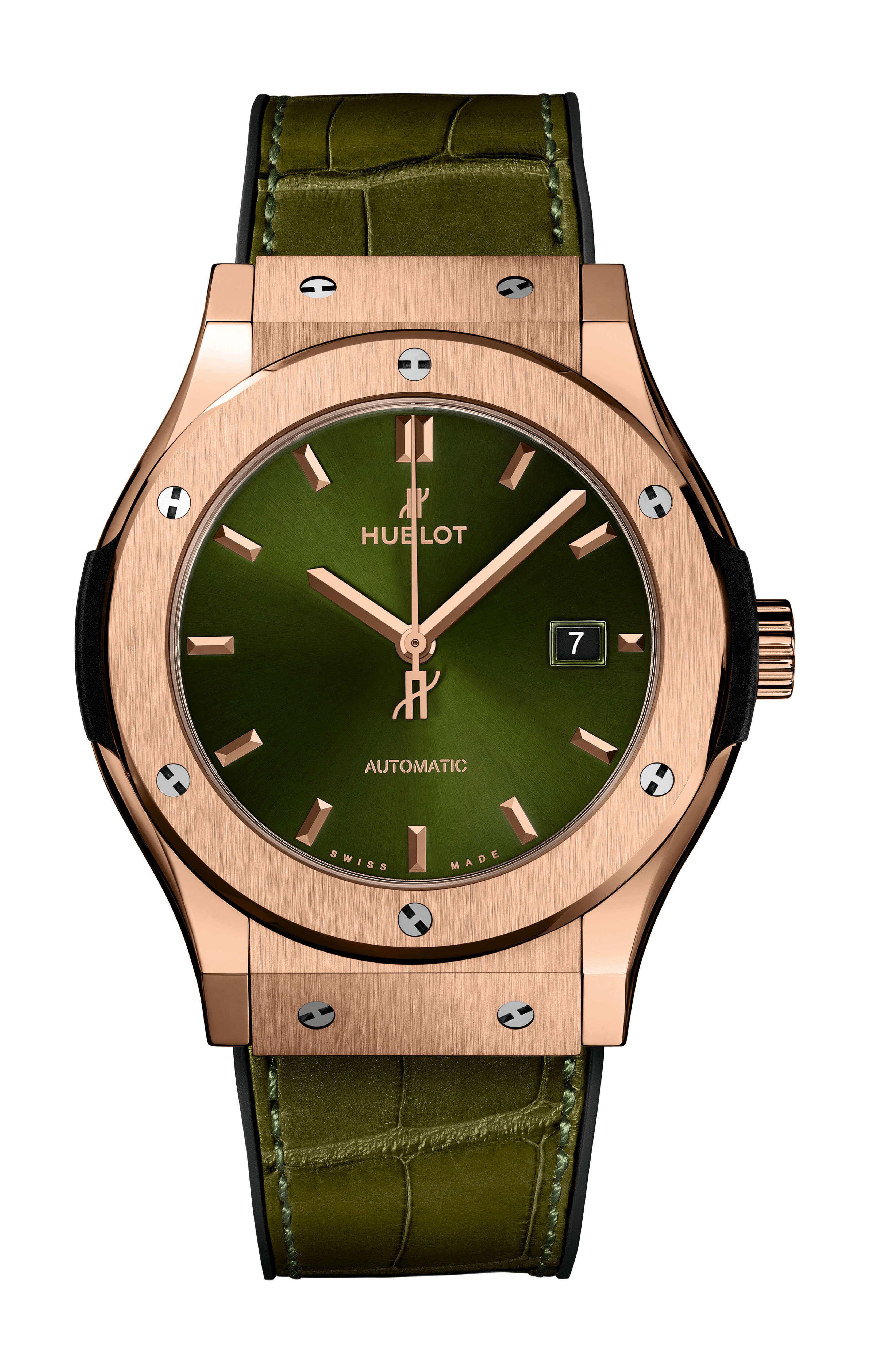 Hublot Classic Fusion Green King Gold