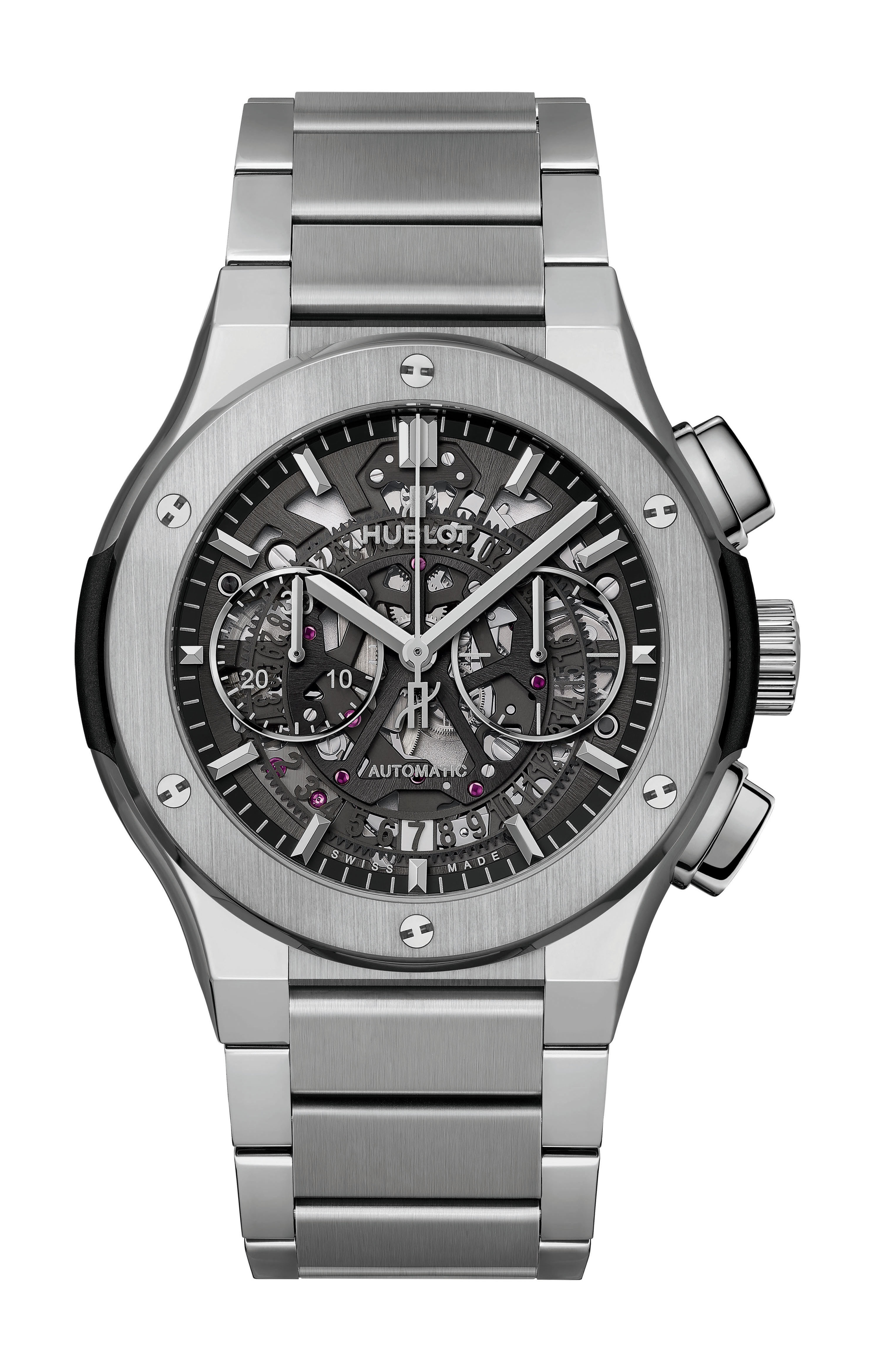 Hublot Classic Fusion Aerofusion Chronograph Titanium Bracelet