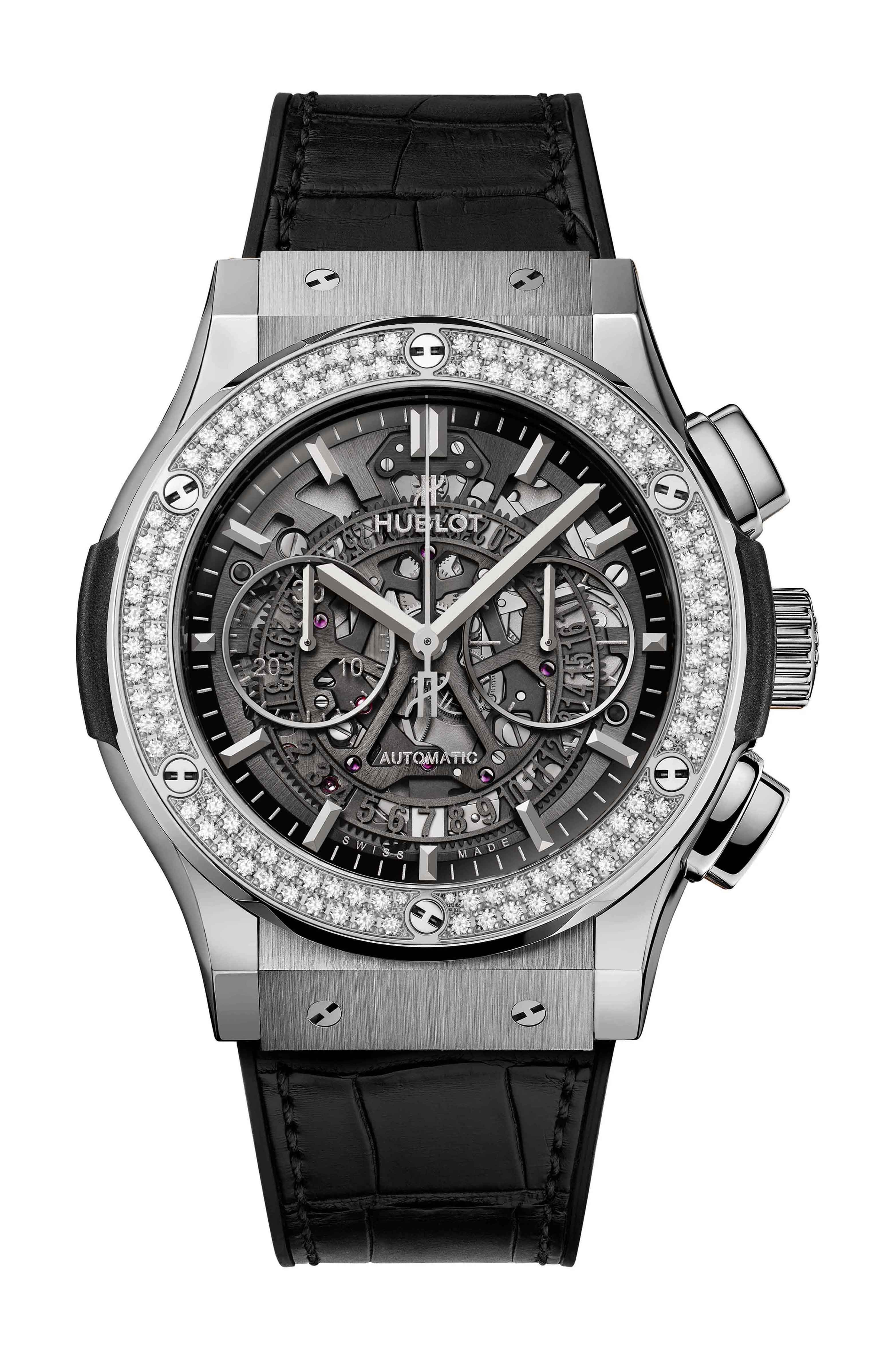 Hublot Classic Fusion Aerofusion Titanium Diamonds