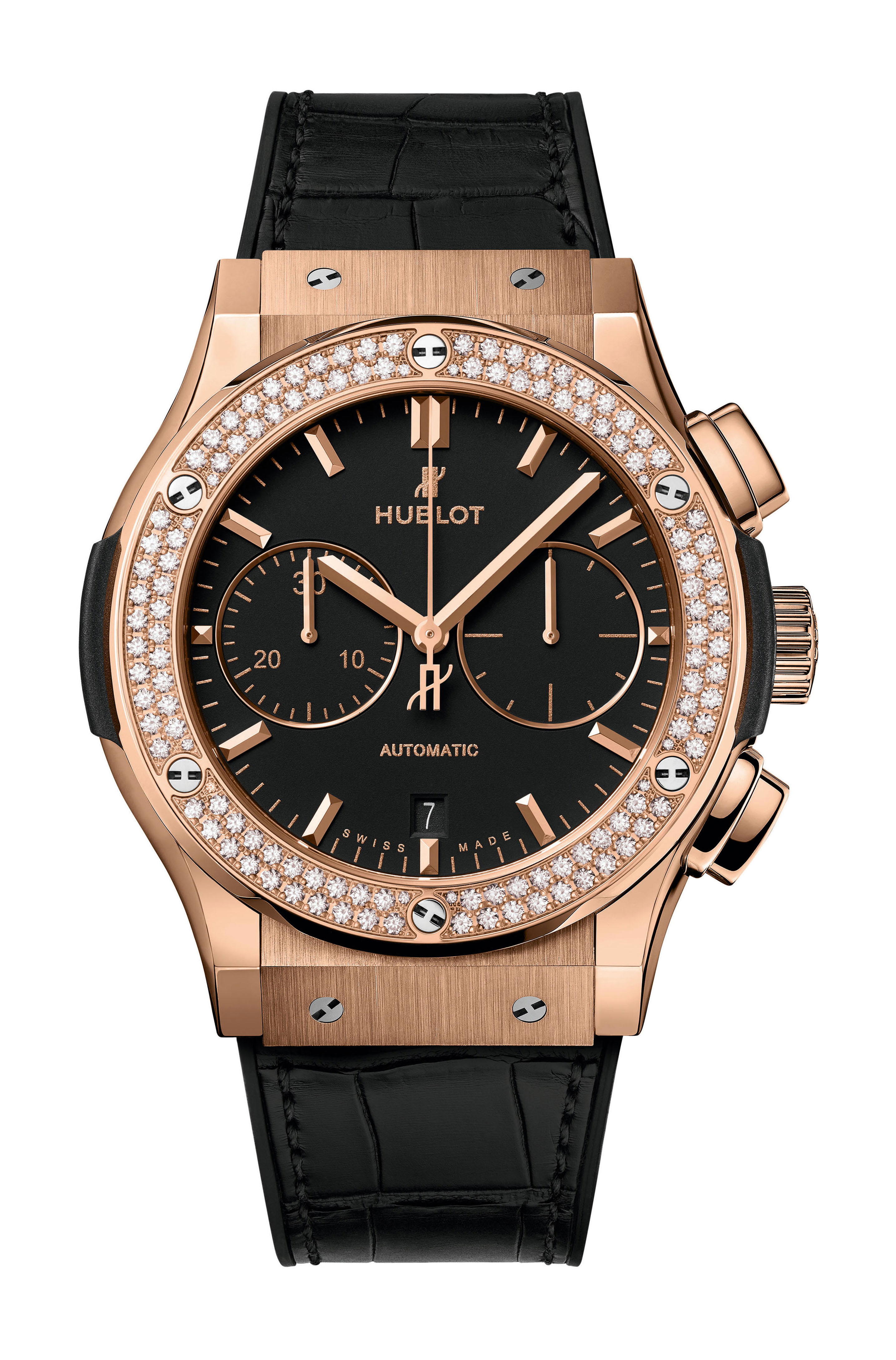 Hublot Classic Fusion Chronograph King Gold Diamonds