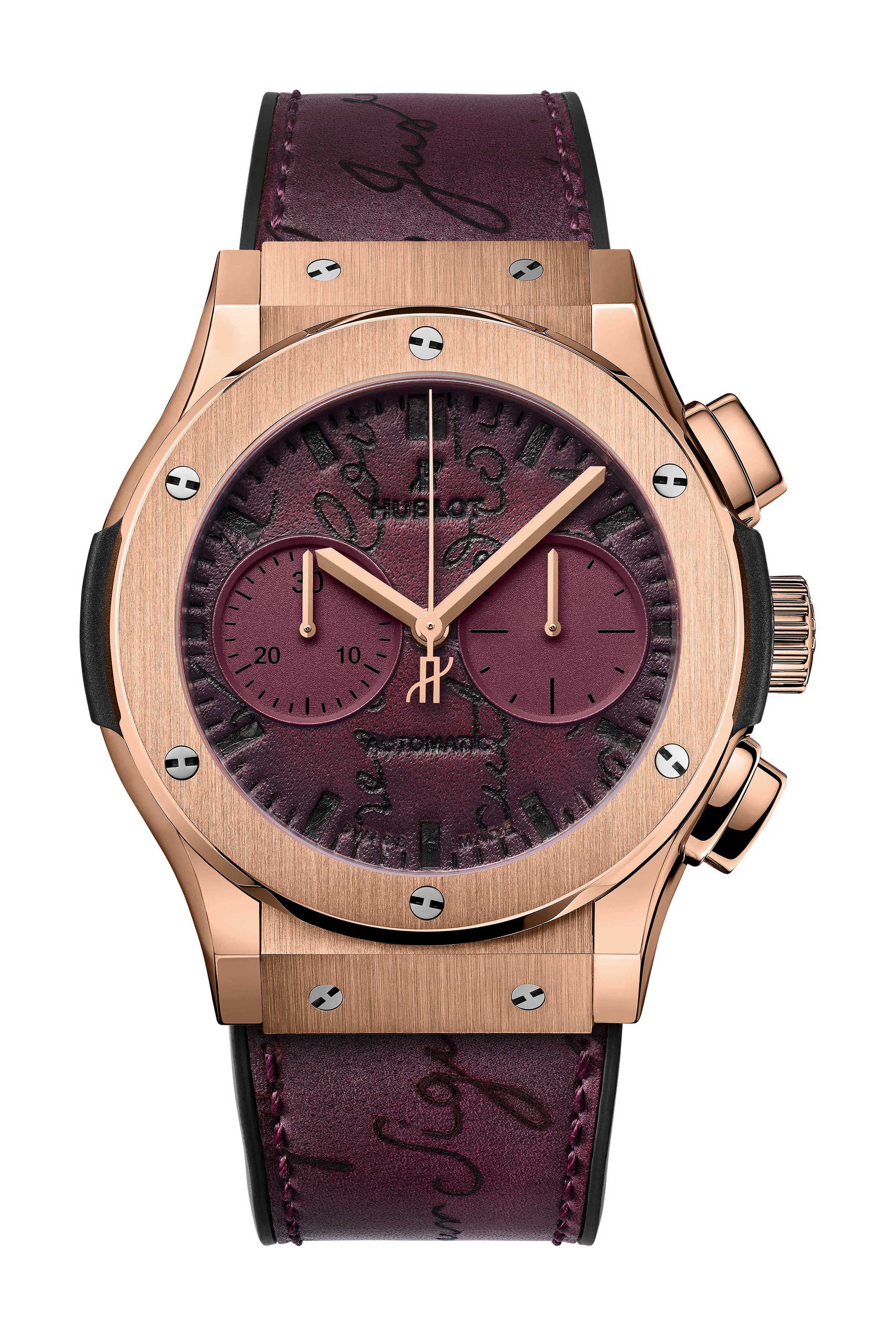 Hublot Classic Fusion Chronograph Berluti Scritto Bordeaux
