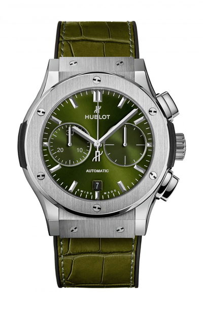 Hublot Classic Fusion Chronograph Titanium Green