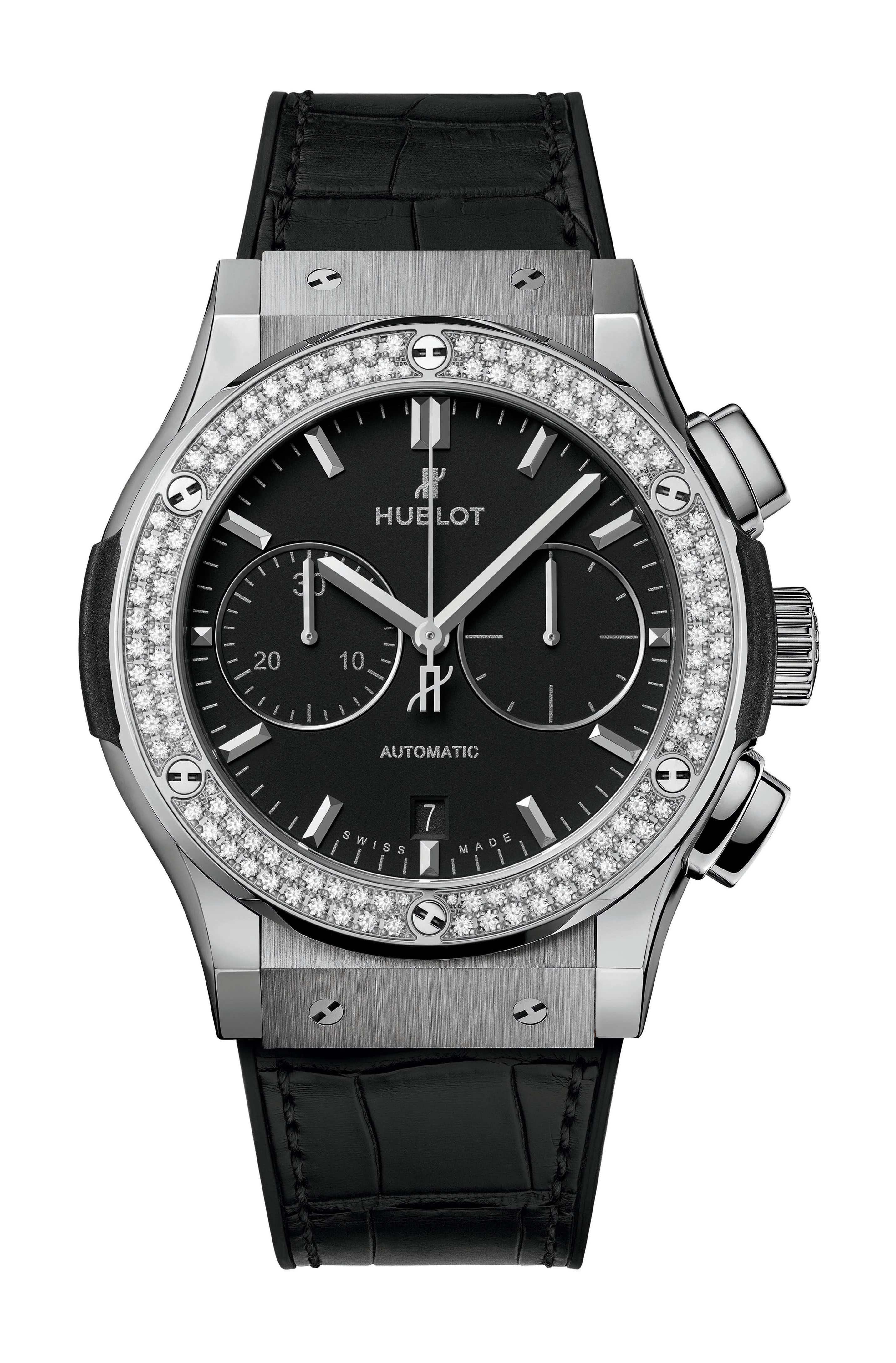 Hublot Classic Fusion Chronograph Titanium Diamonds
