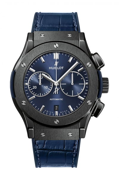 Hublot Classic Fusion Ceramic Blue Chronograph