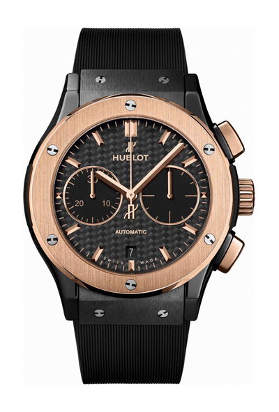 Hublot Classic Fusion Chonograph Ceramic King Gold