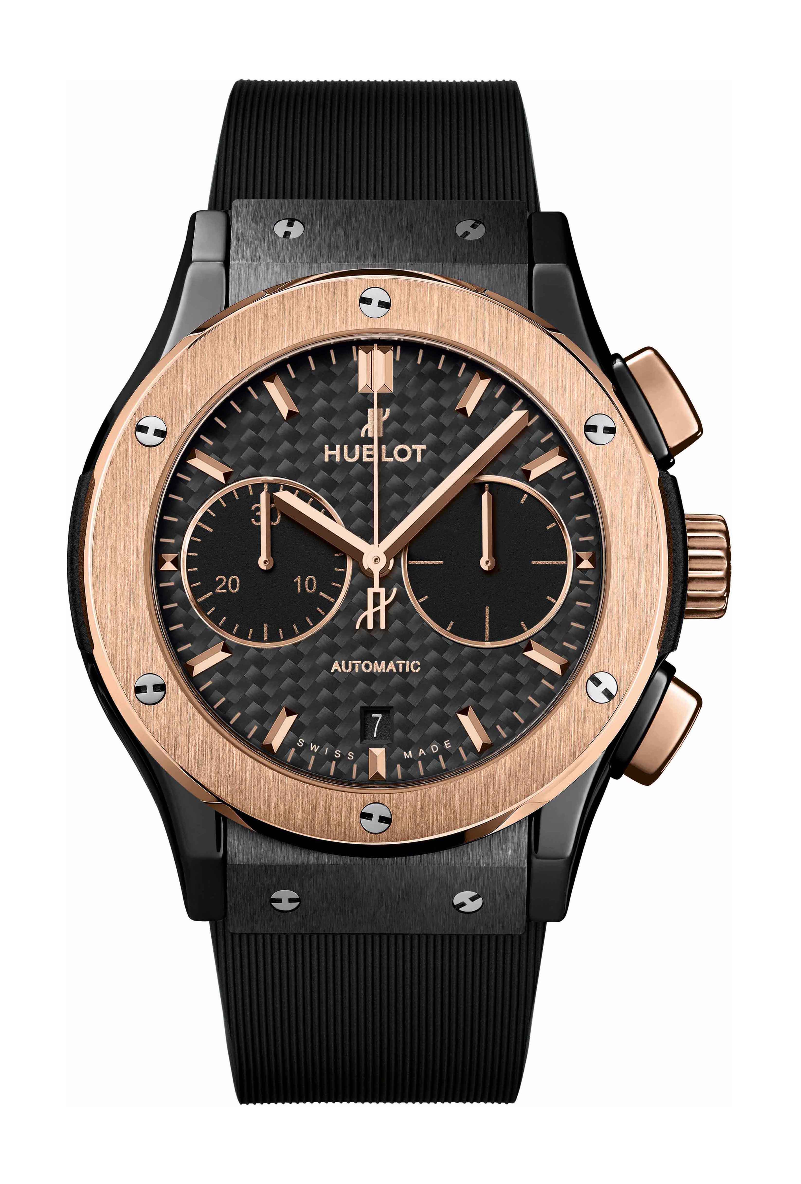 Hublot Classic Fusion Chonograph Ceramic King Gold