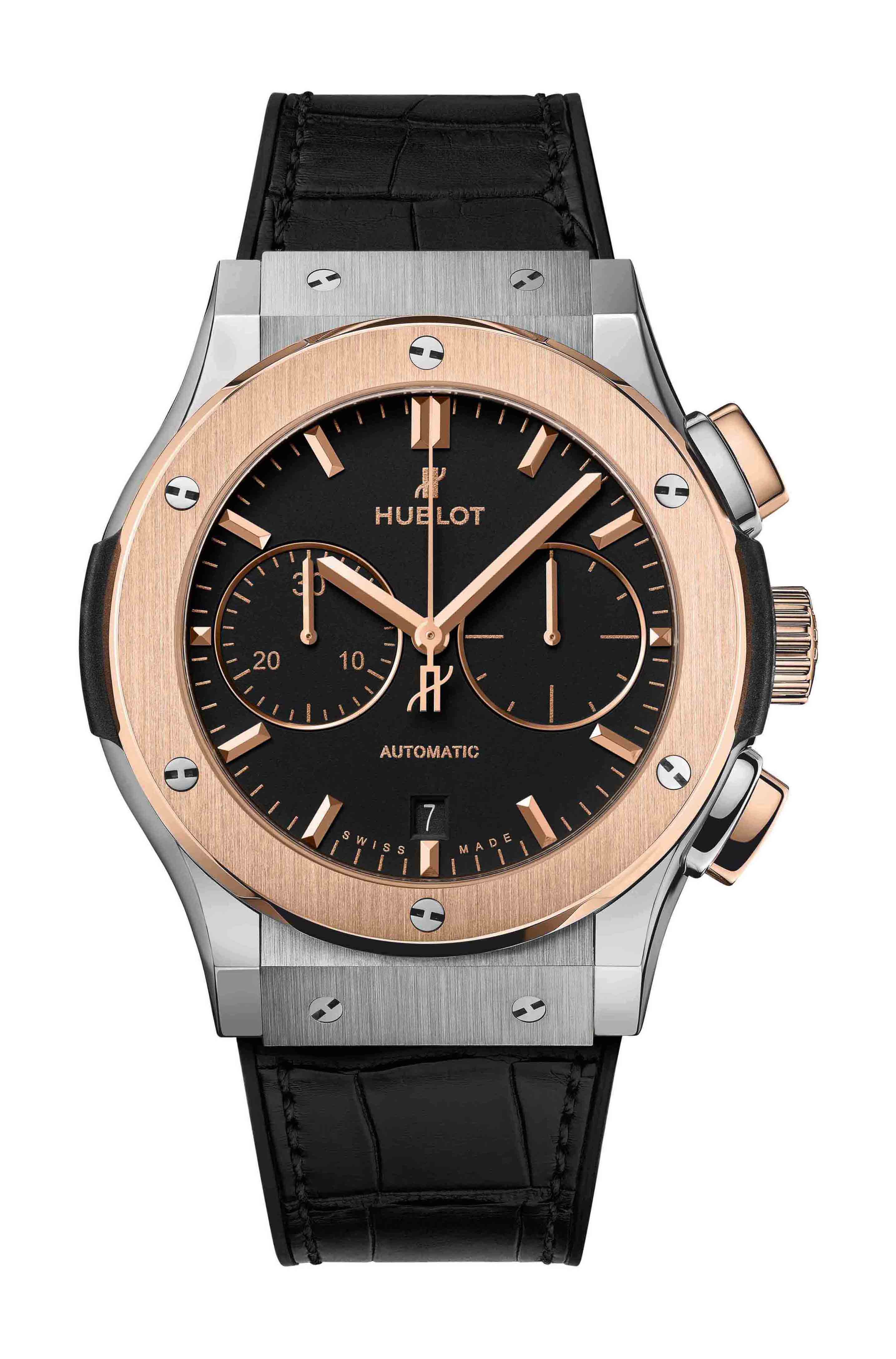 Hublot Classic Fusion Chonograph Titanium King Gold