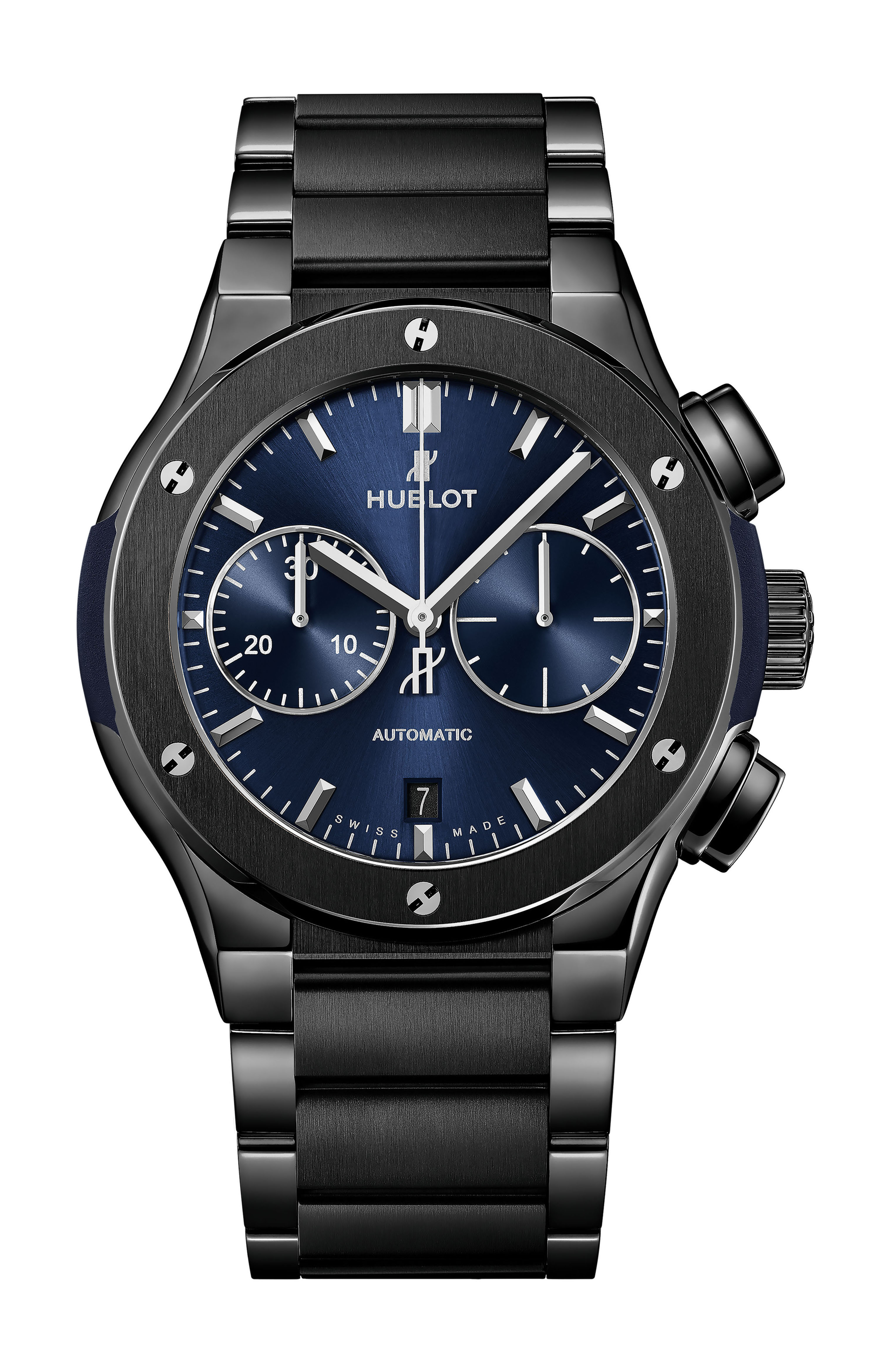 Hublot Classic Fusion Chronograph Ceramic Blue Bracelet