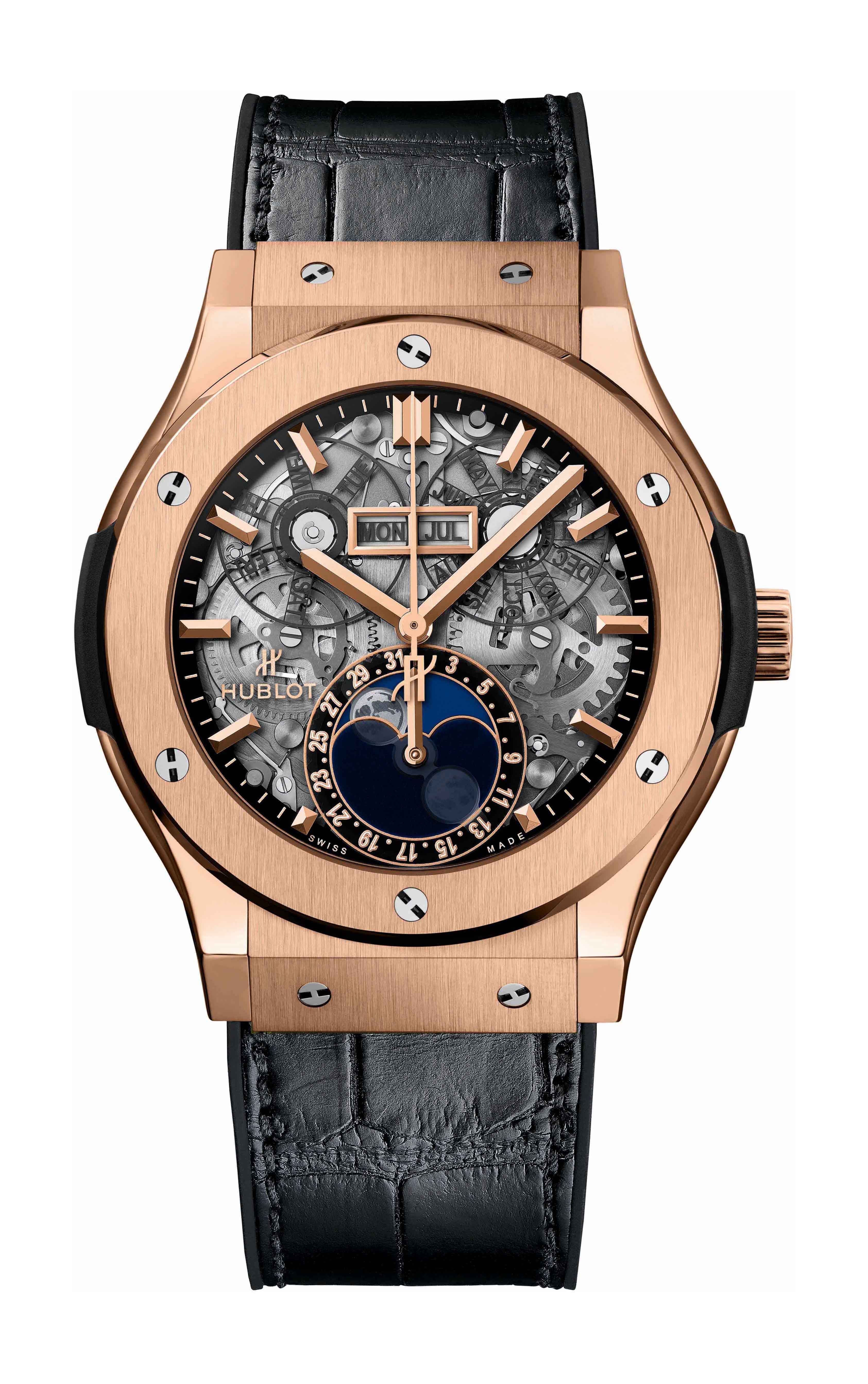 Hublot Classic Fusion Aerofusion Moonphase Aeromoon King Gold