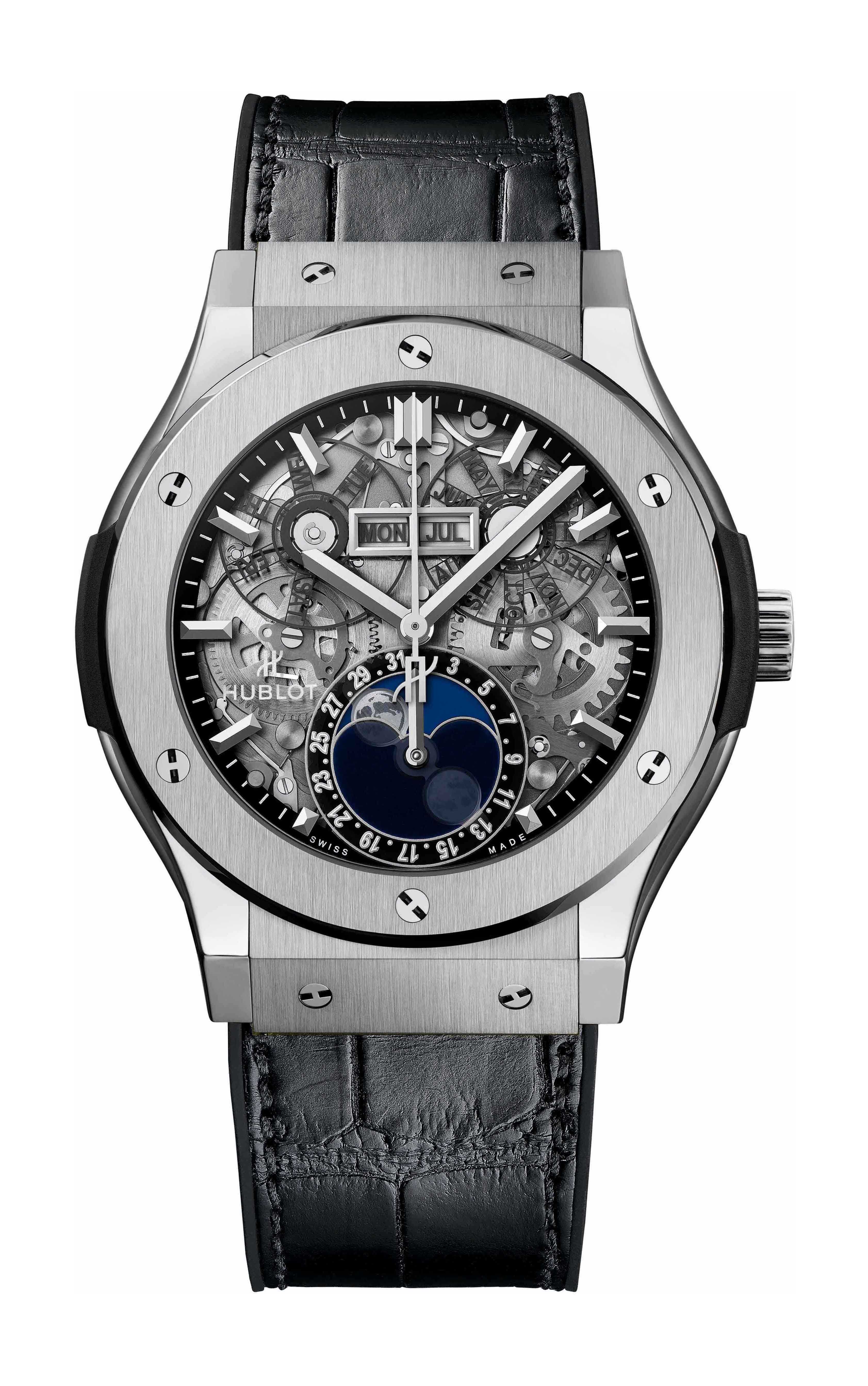 Hublot Classic Fusion Aerofusion Moonphase Aeromoon Titanium