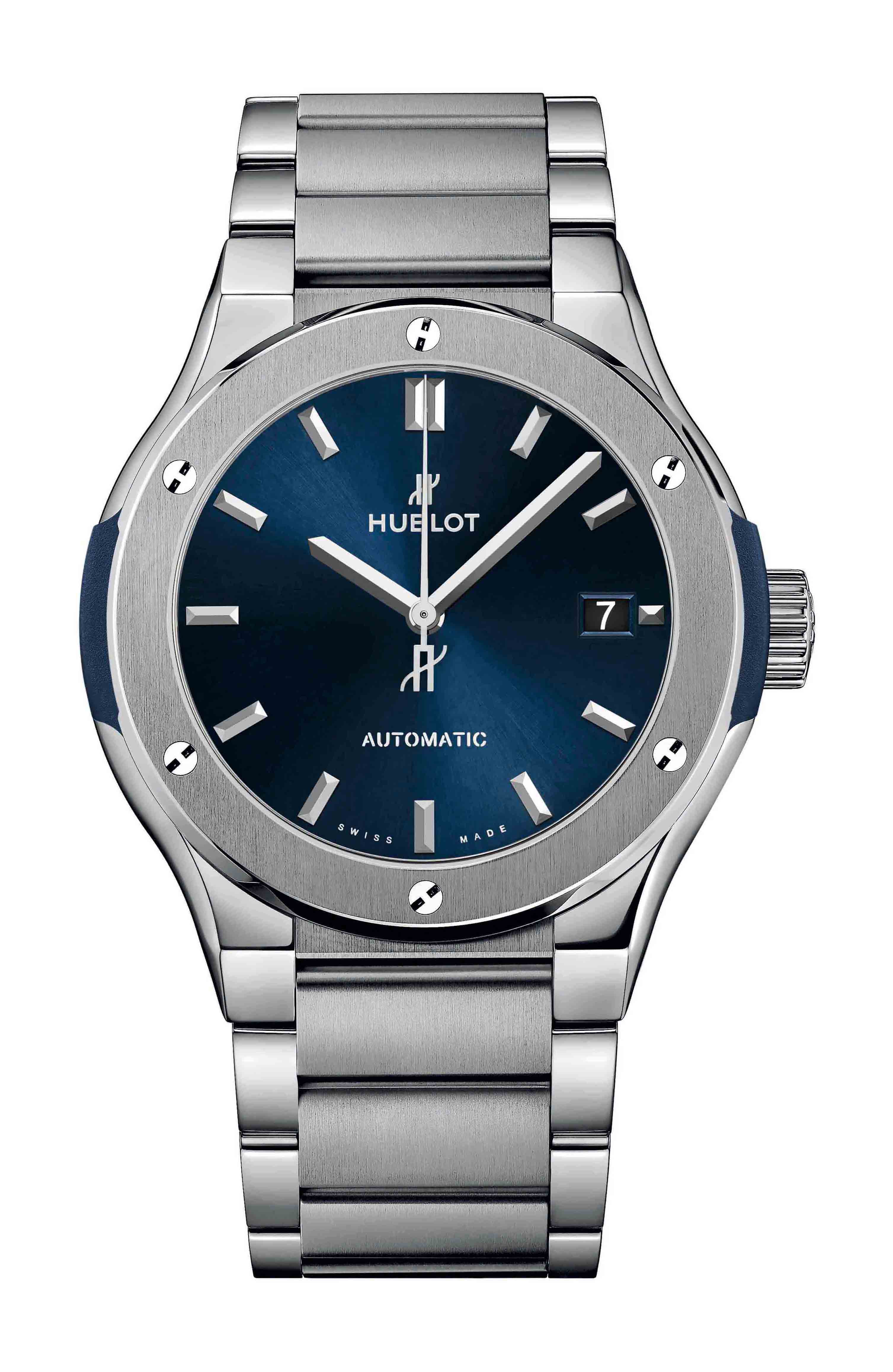 Hublot Classic Fusion Blue Titanium Bracelet