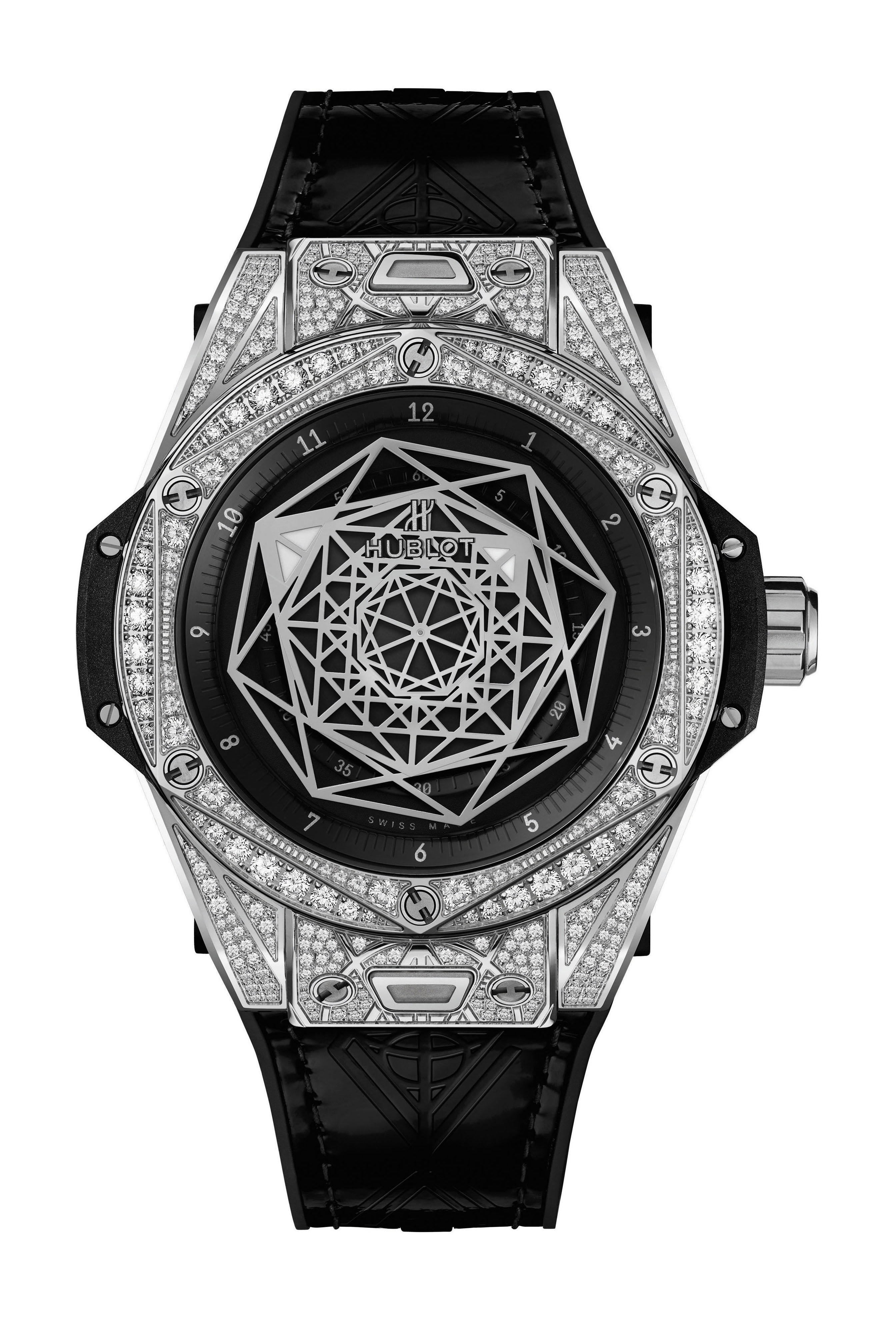 Hublot Big Bang One Click Sang Bleu Steel Pavé