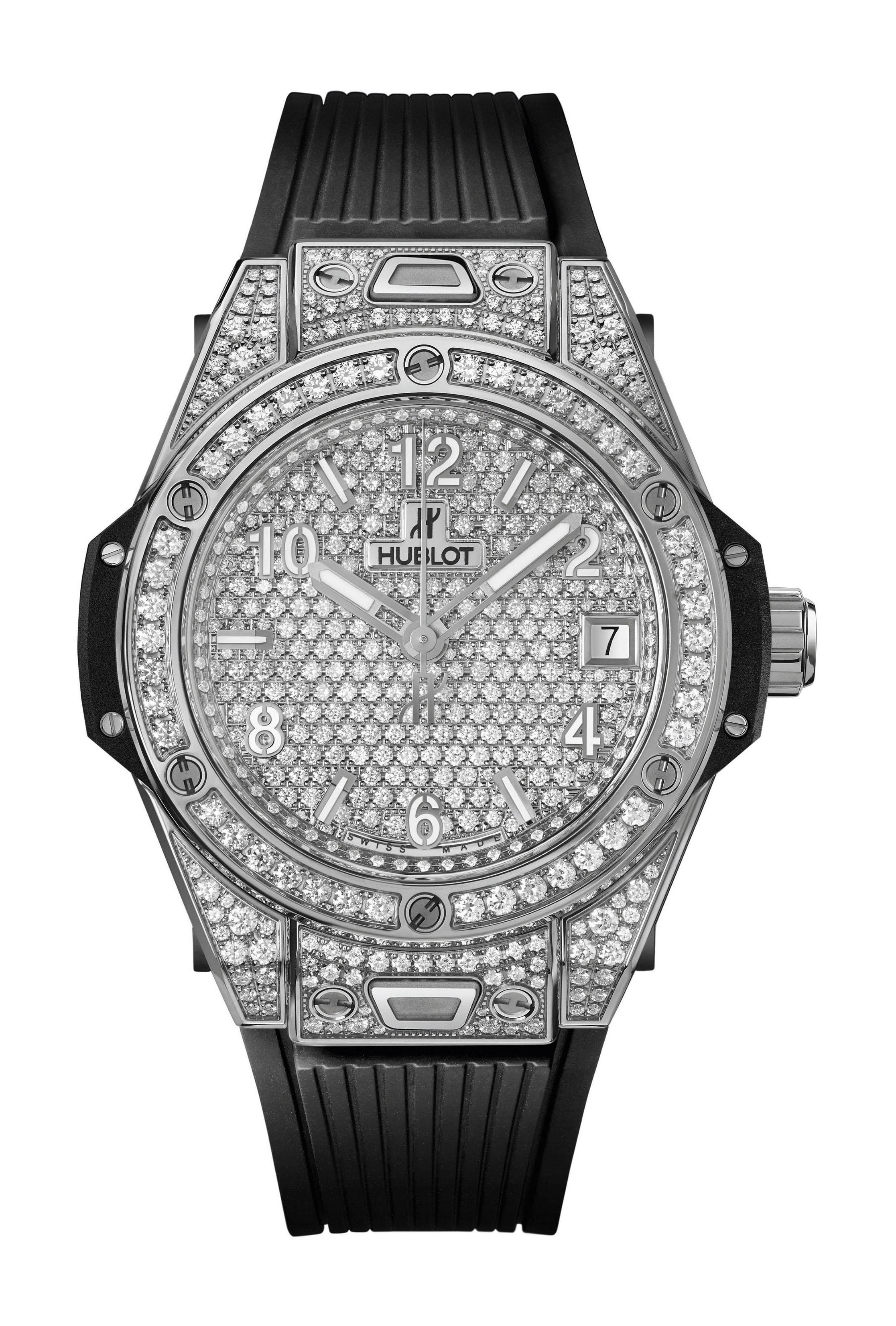 Hublot Big Bang One Click Steel Full Pavé
