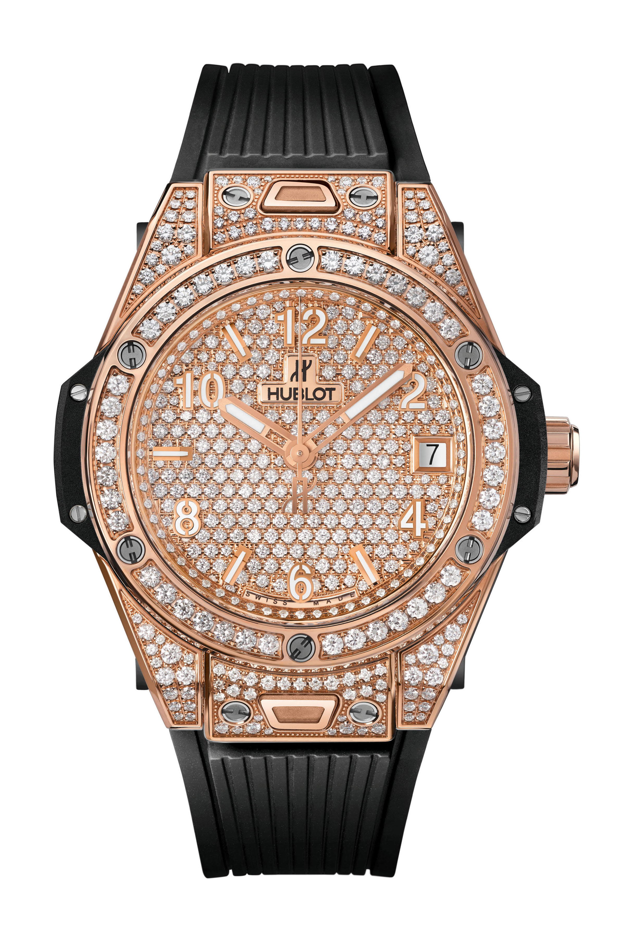 Hublot Big Bang One Click King Gold Full Pavé