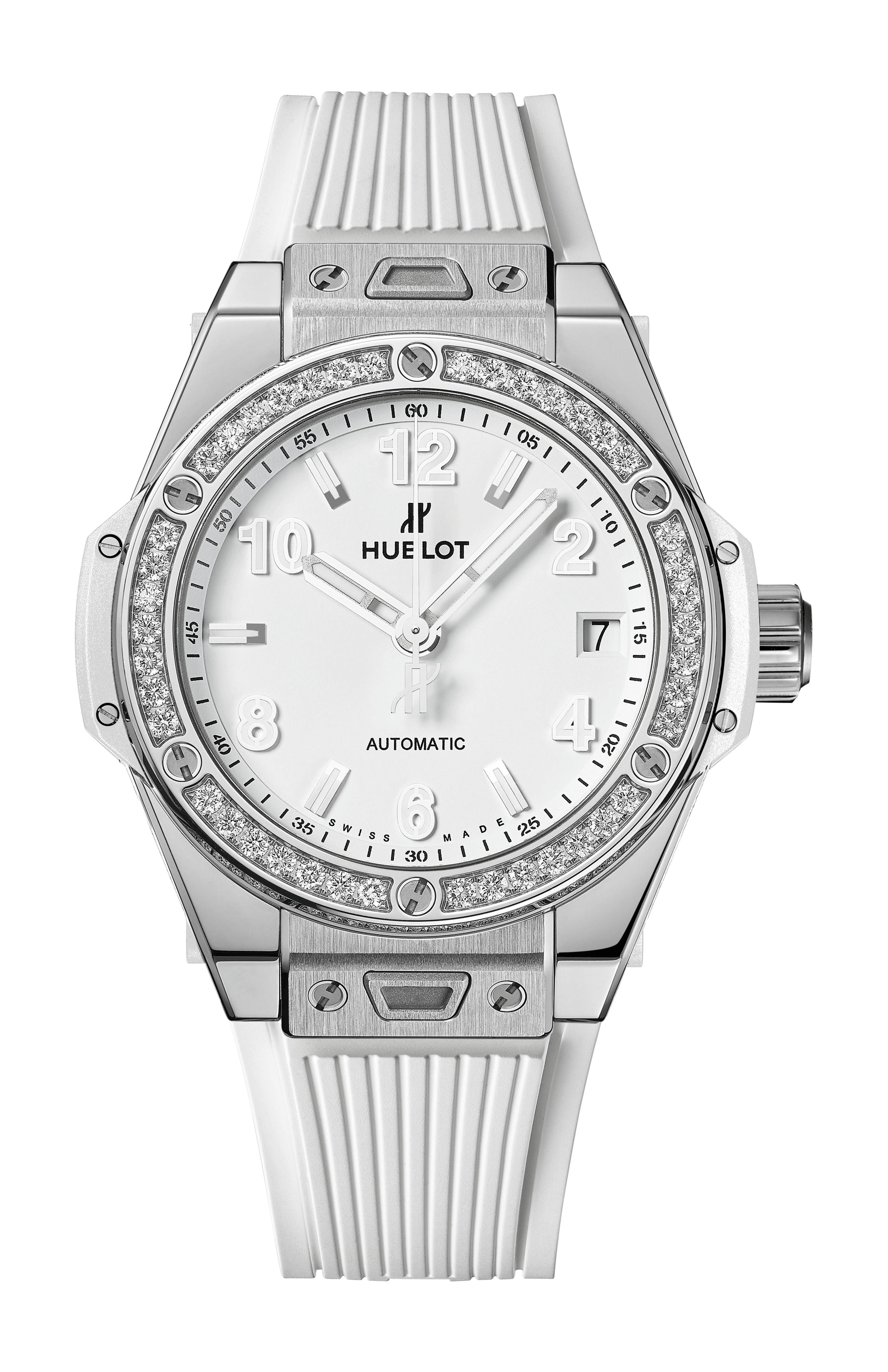 Hublot Big Bang One Click Steel White Diamonds