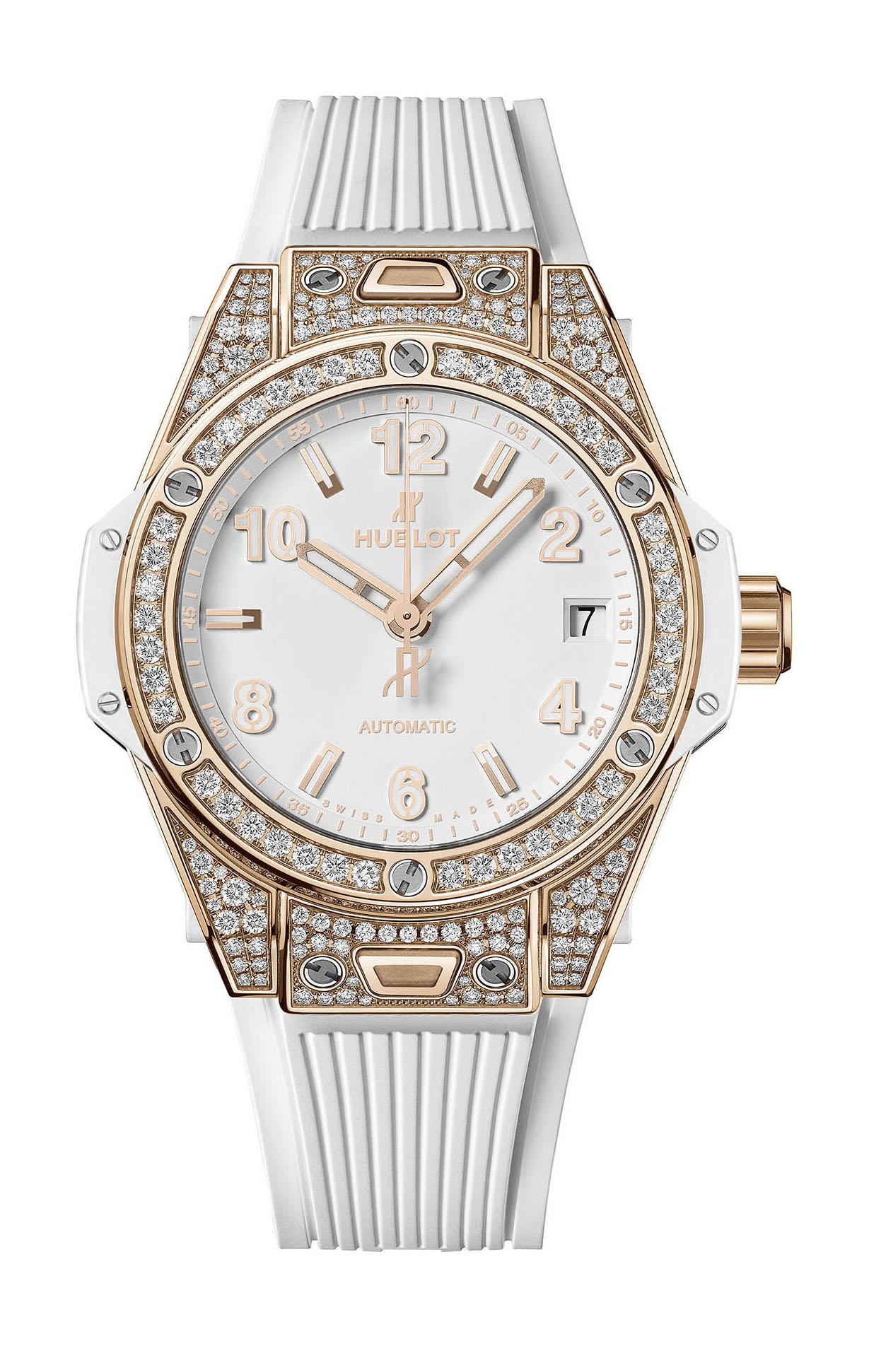 Hublot Big Bang One Click King Gold White Pavé