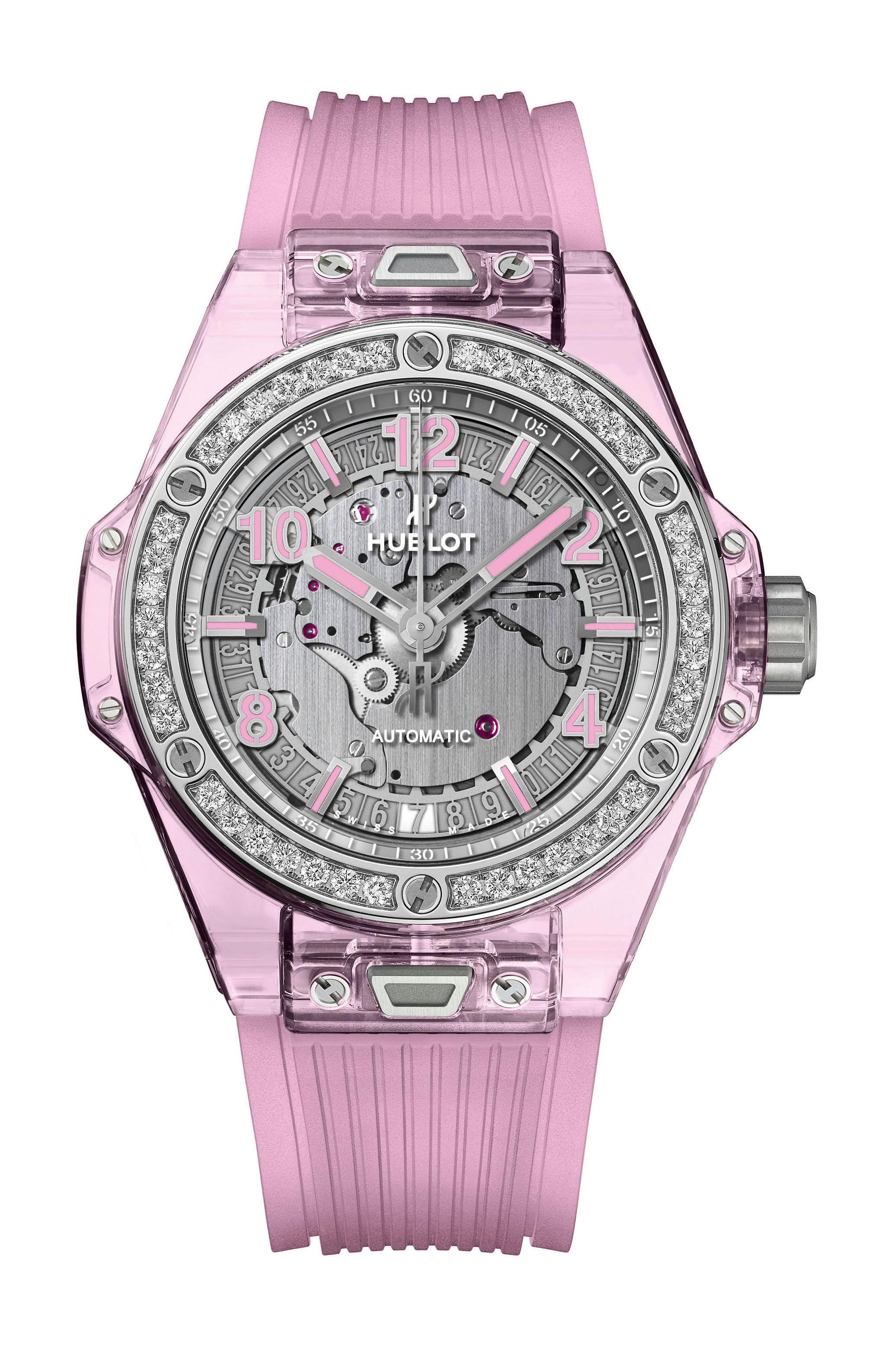 Hublot Big Bang One Click Pink Sapphire Diamonds