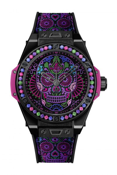 Hublot Big Bang One Click Calavera Catrina Black Ceramic