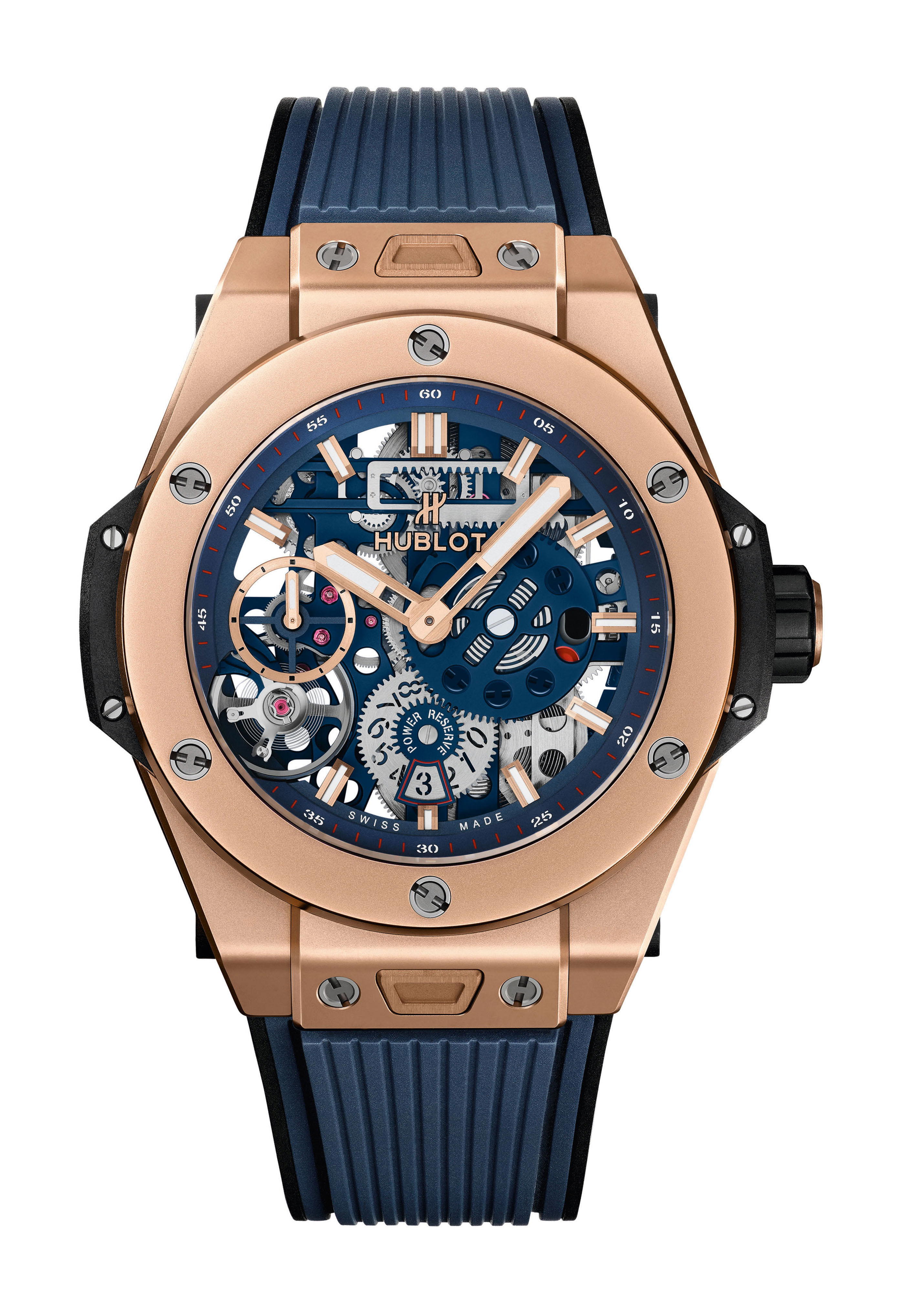 Hublot Big Bang MECA-10 King Gold Blue