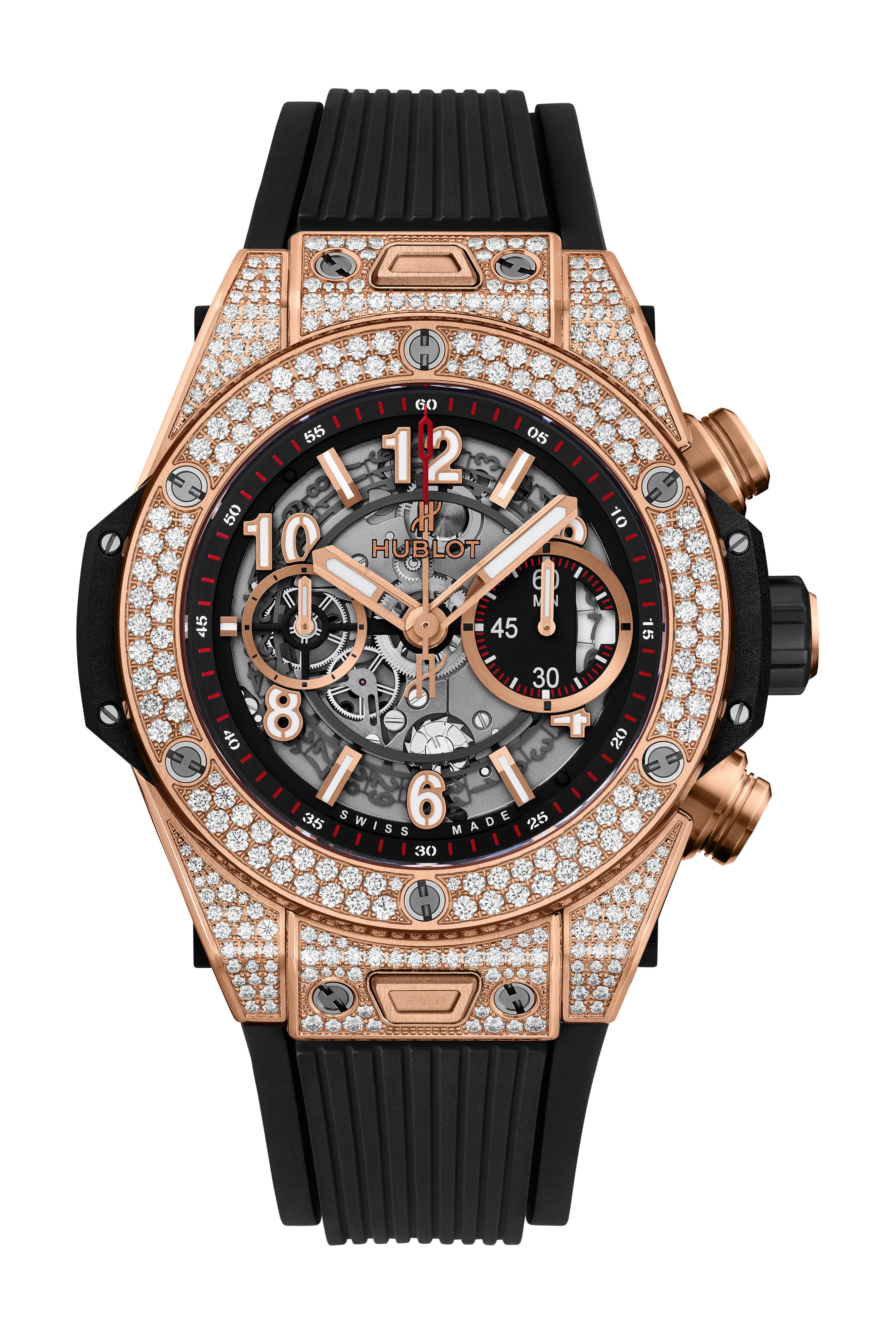 Hublot Big Bang Unico Unico King Gold Pavé