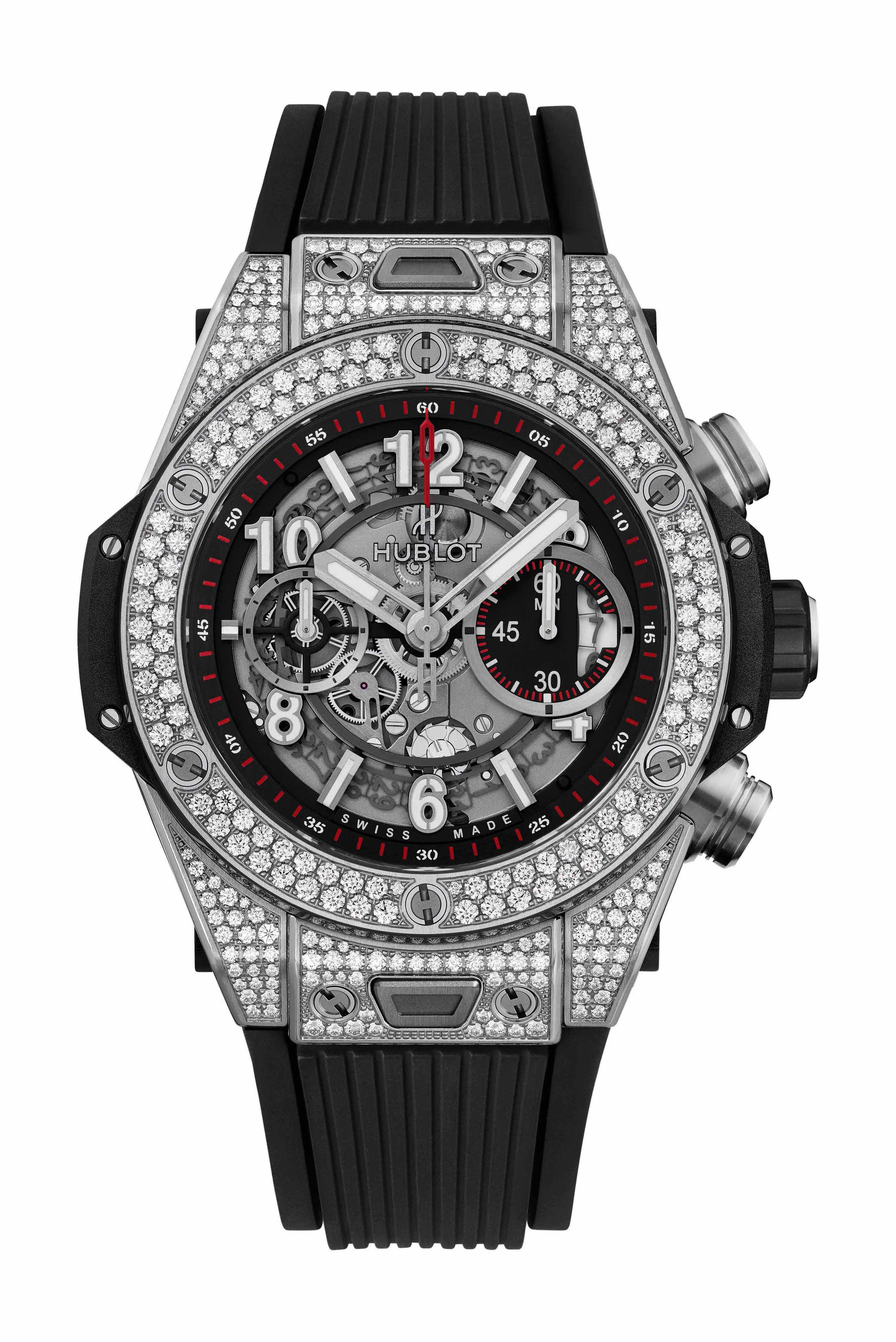 Big Bang Unico Titanium Pavé