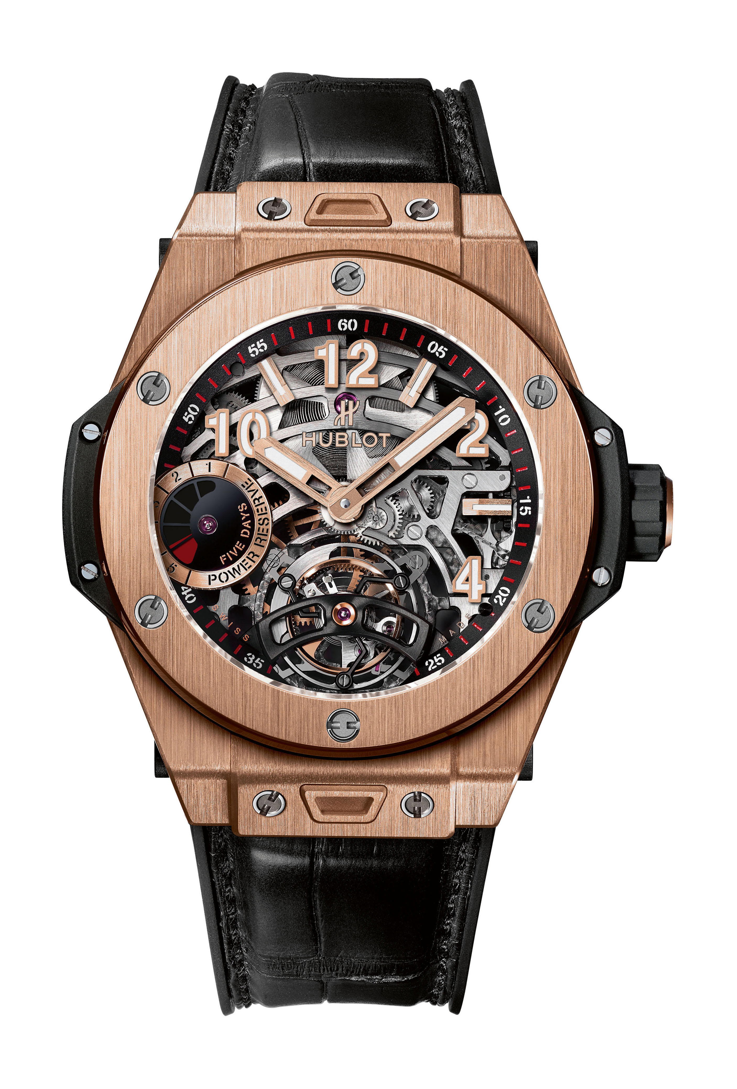 Hublot Big Bang Tourbillon Power Reserve 5 days King Gold