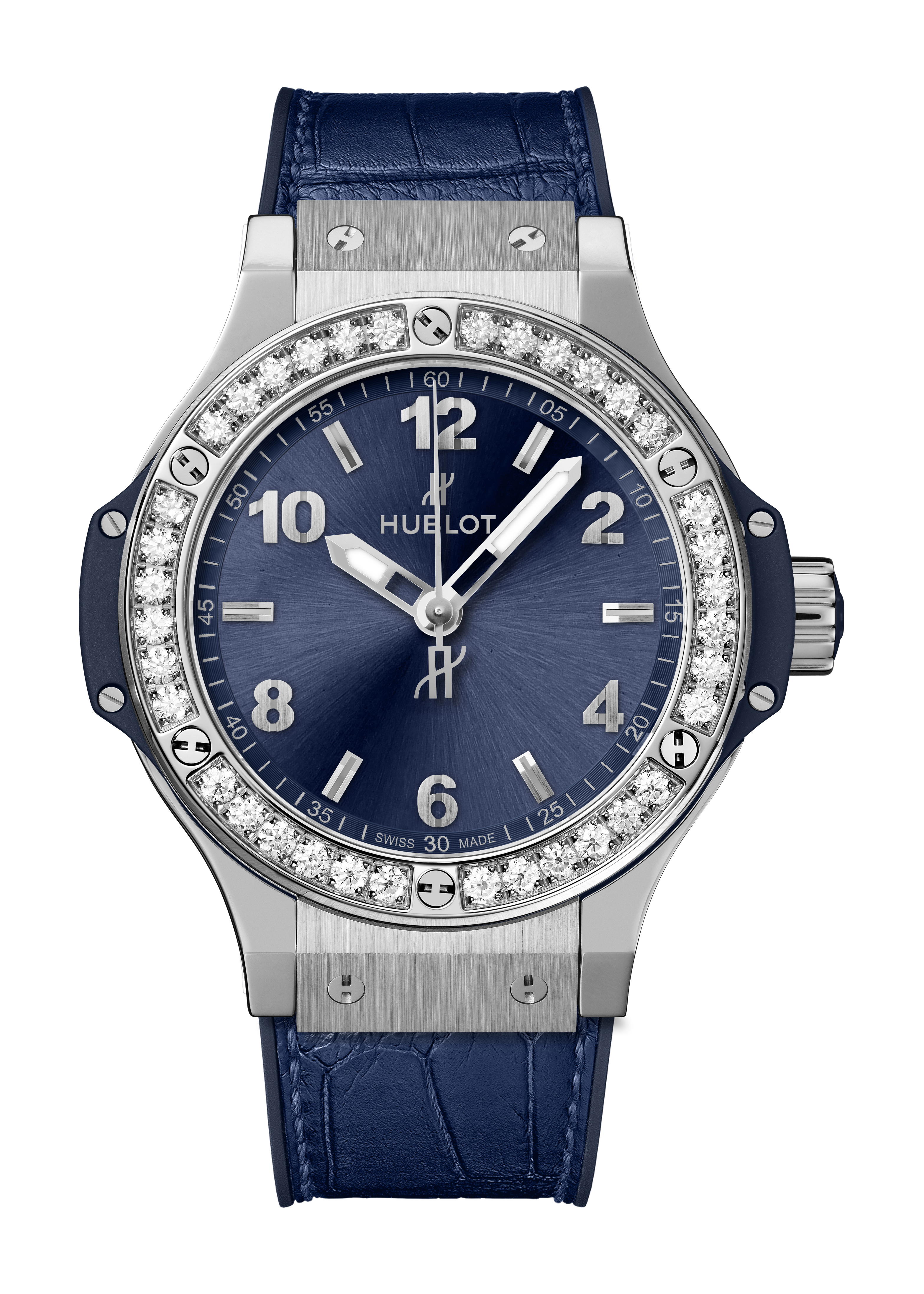 Hublot Big Bang Steel Blue Diamonds