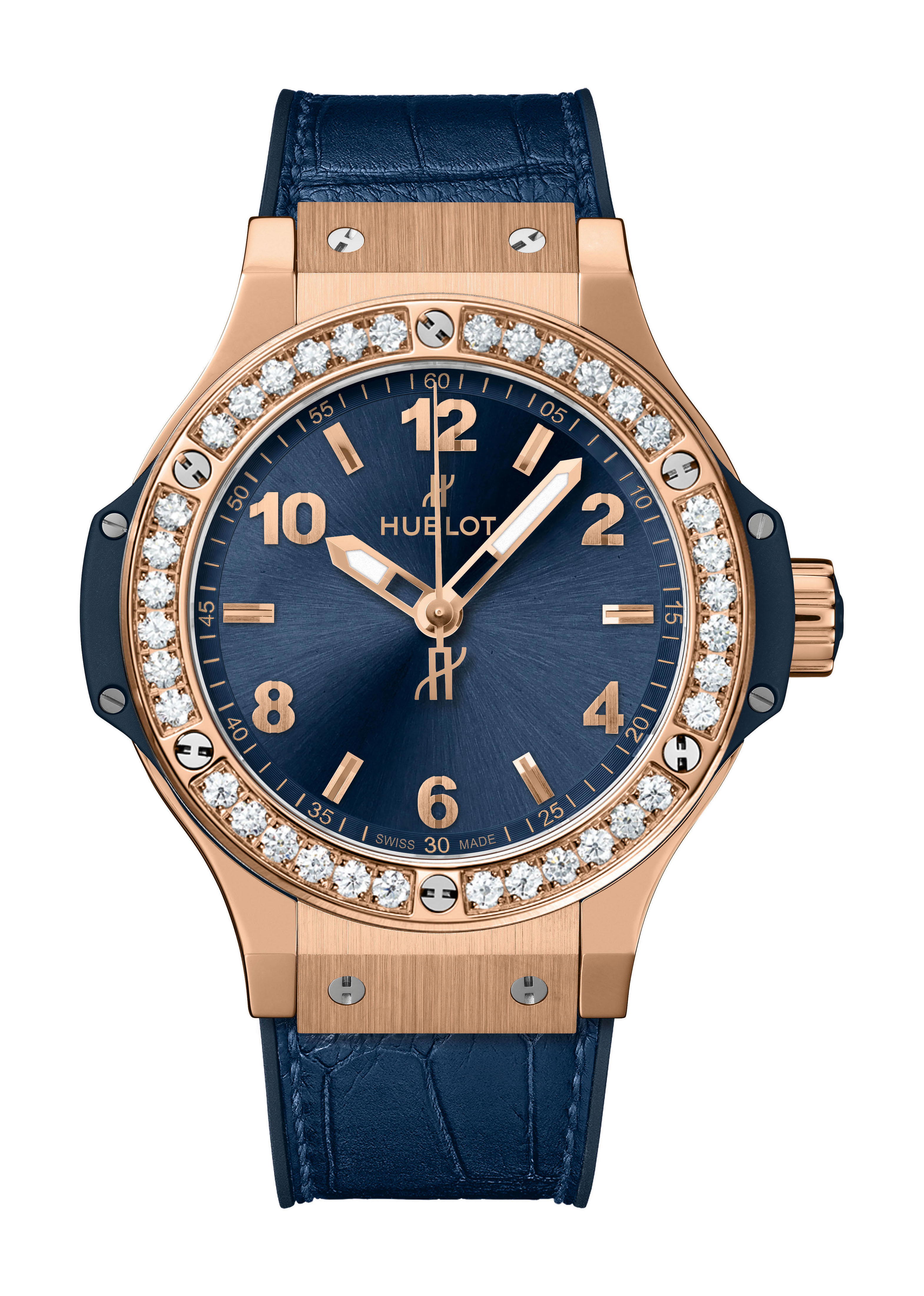 Hublot Big Bang Gold Blue Diamonds