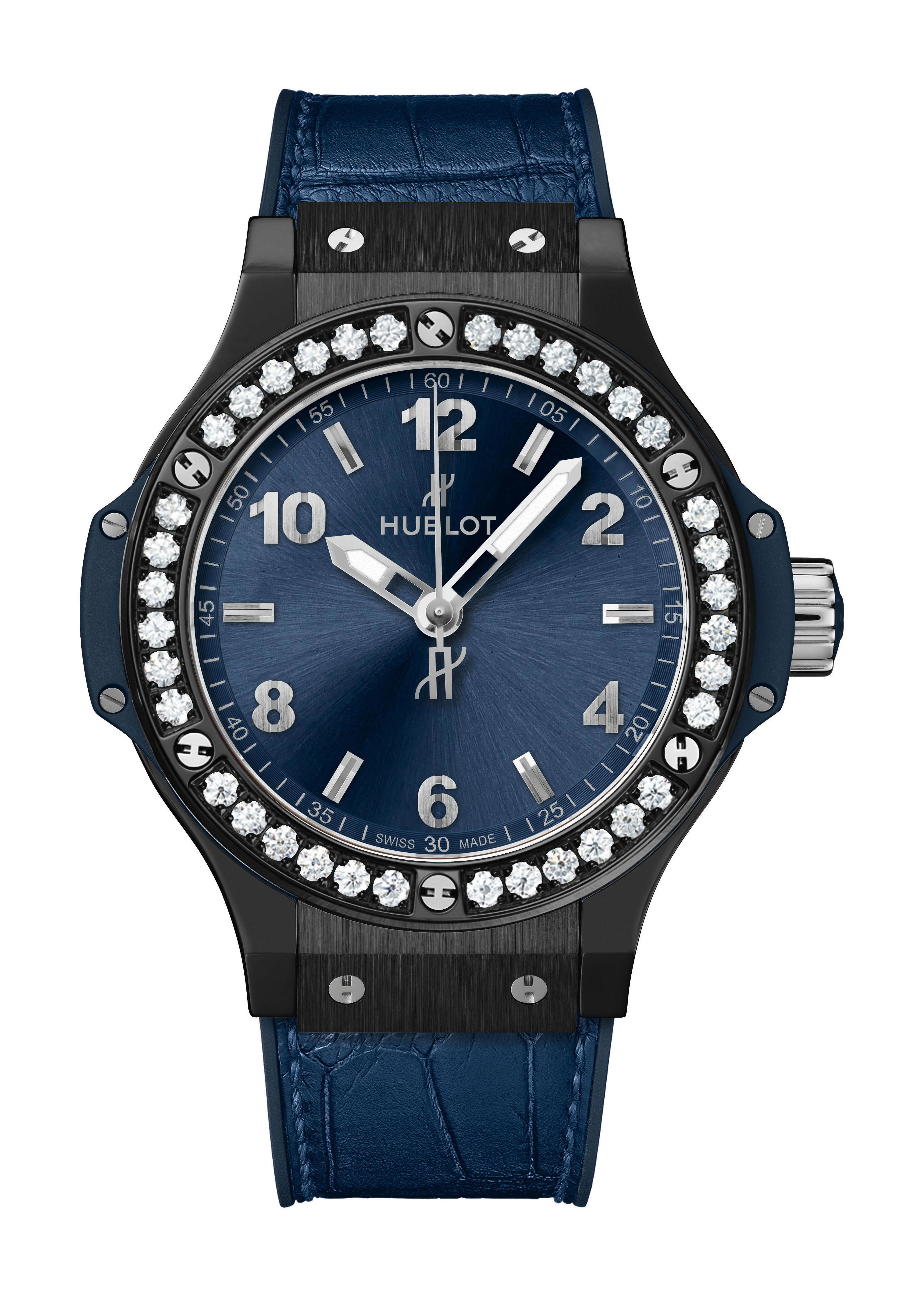 Hublot Big Bang Ceramic Blue Diamonds