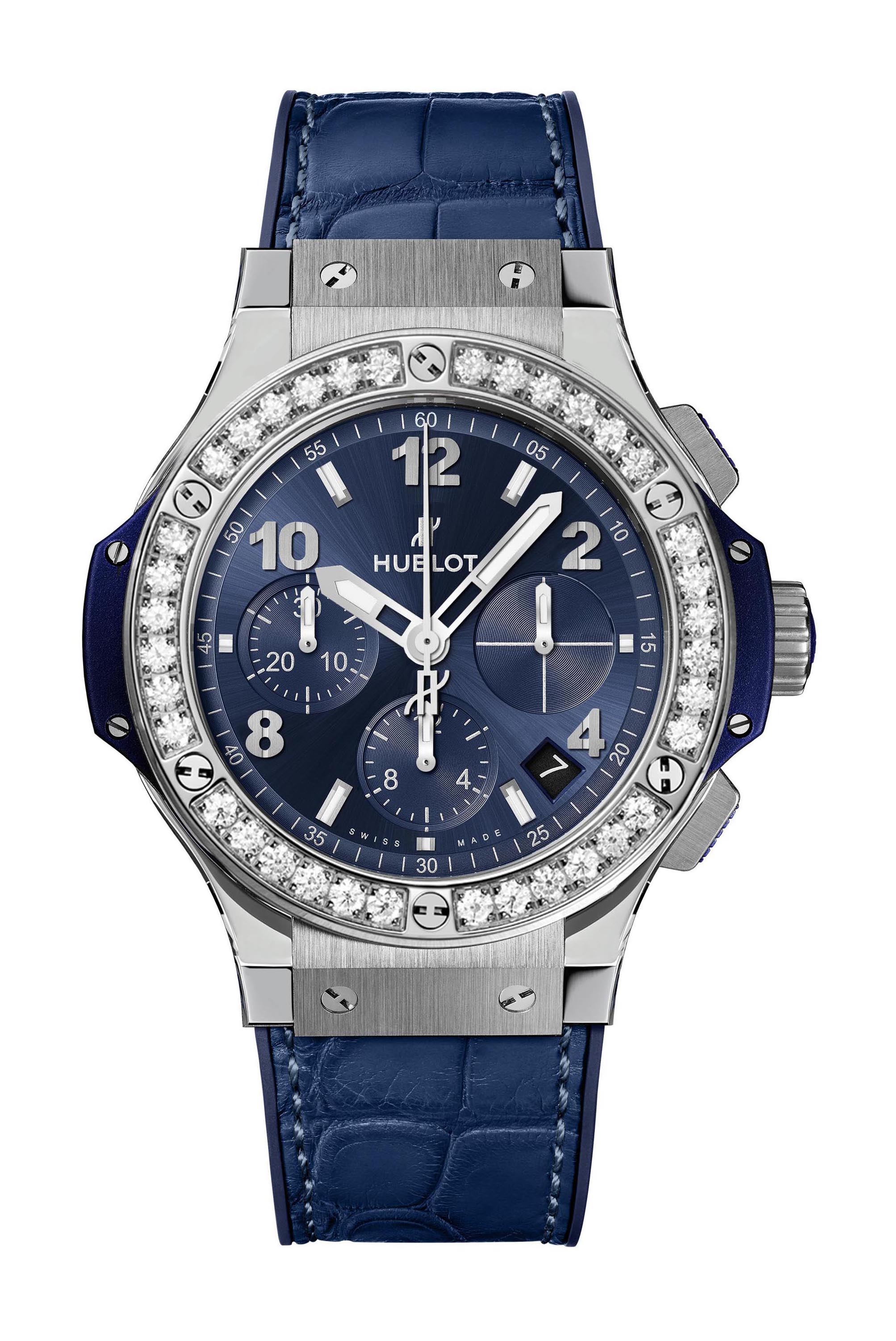 Hublot Big Bang Steel Blue Diamonds