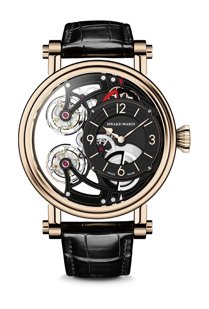 Speake-Marin Magister Vertical Double Tourbillon Openworked