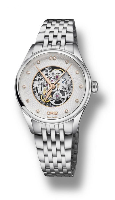 Oris Artelier Skeleton Diamonds