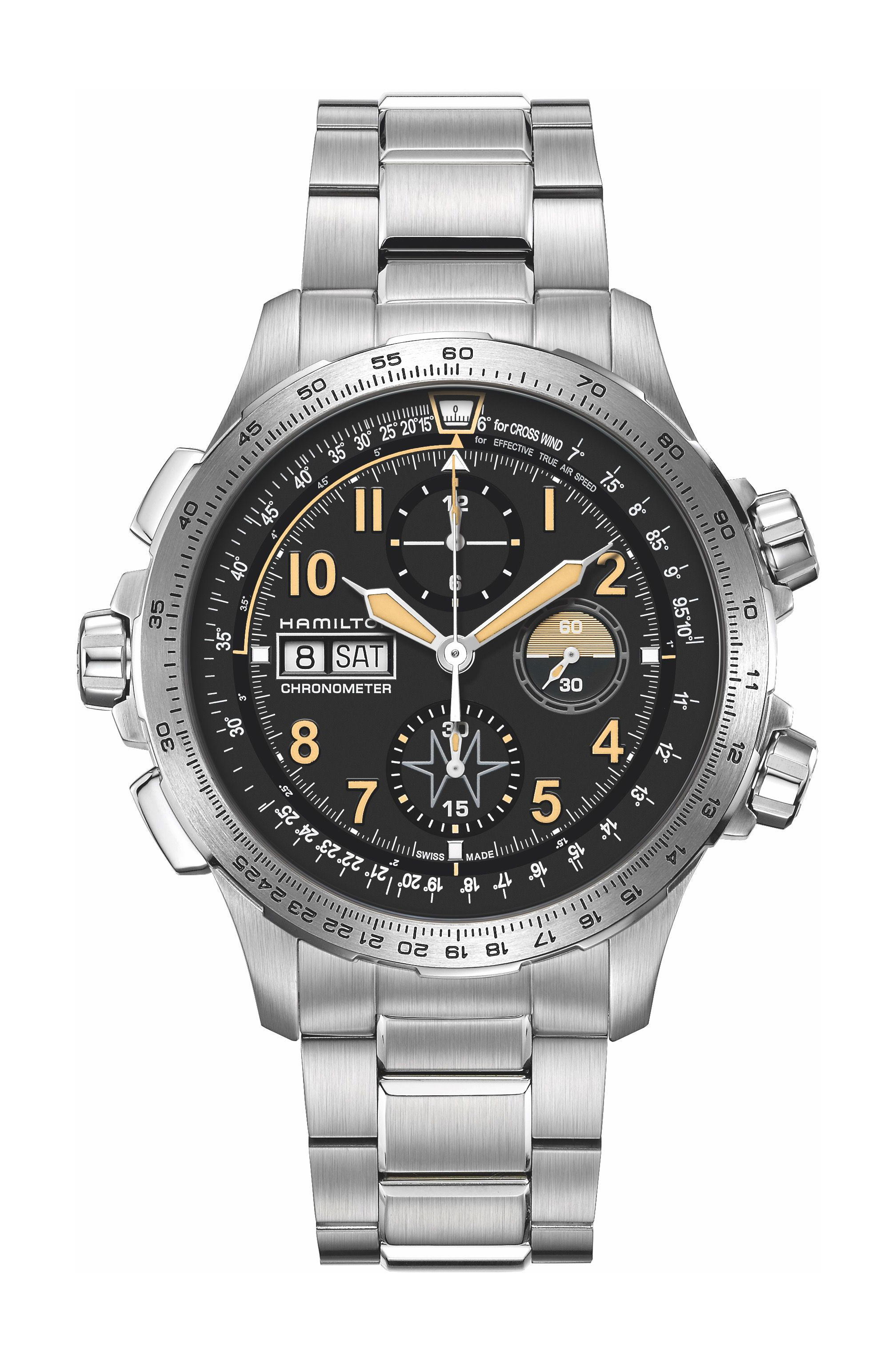 Hamilton Khaki Aviation Khaki X Wind Day Date Auto Chrono