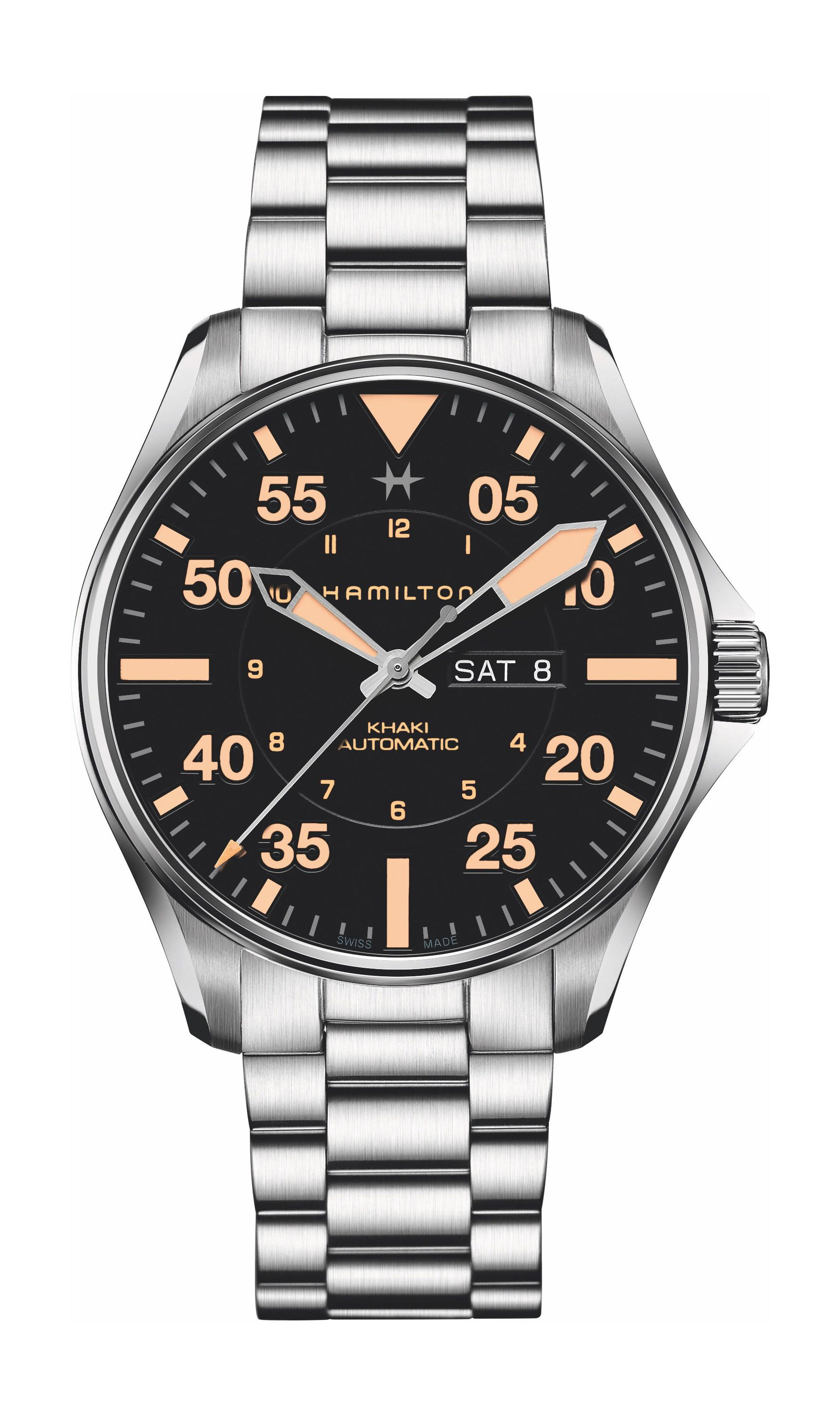 Hamilton Khaki Aviation Pilot Day Date Auto