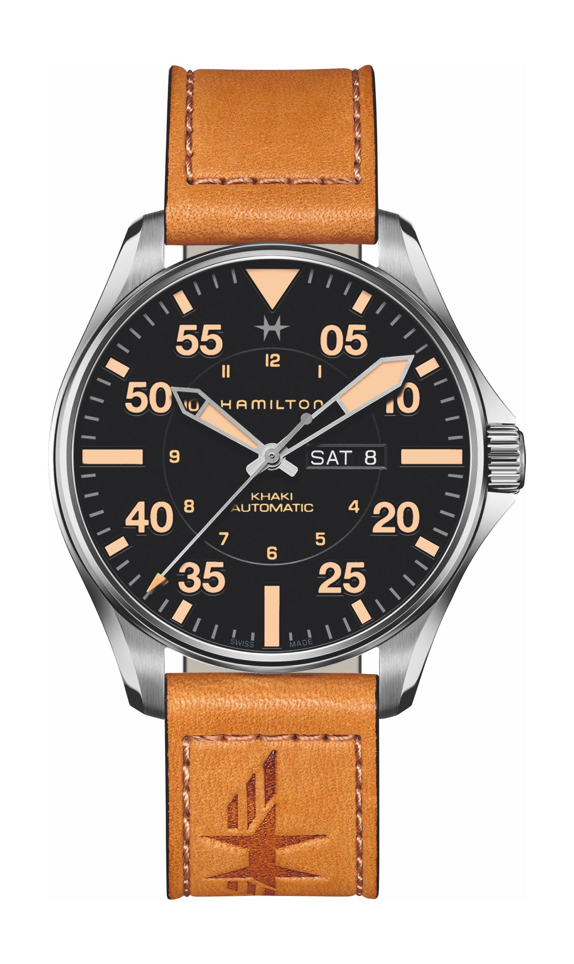 Hamilton Khaki Aviation Pilot Day Date Auto