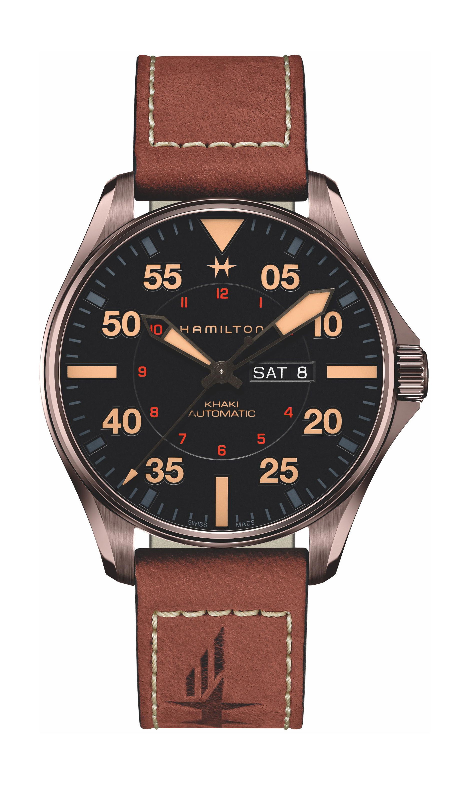 Hamilton Khaki Aviation Pilot Day Date Auto