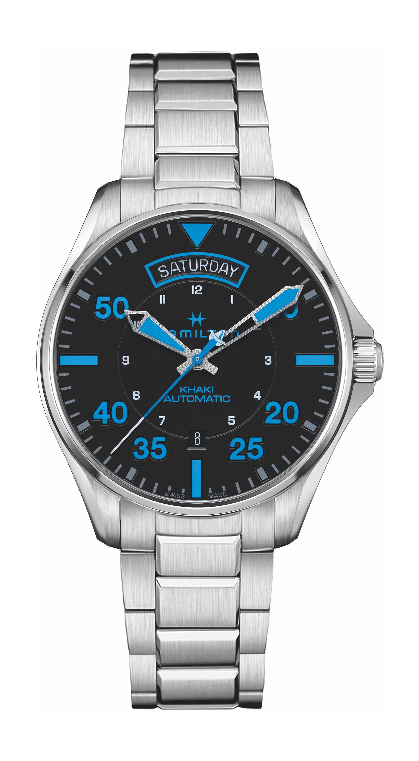 Hamilton Khaki Aviation Khaki Pilot Day-Date - Air Zermatt Auto